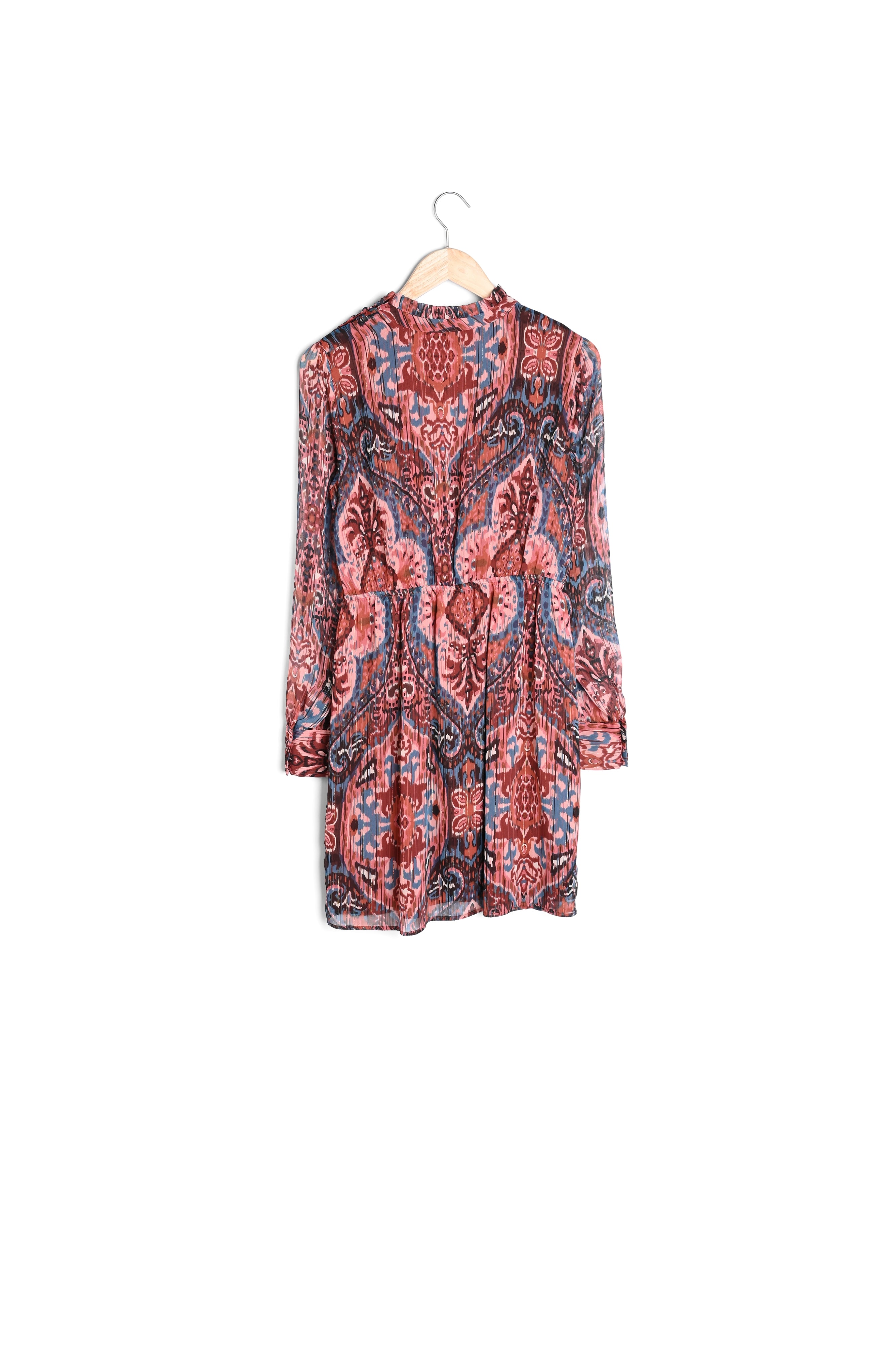 Robe courte imprimée rose Sixteen Faume - seconde main