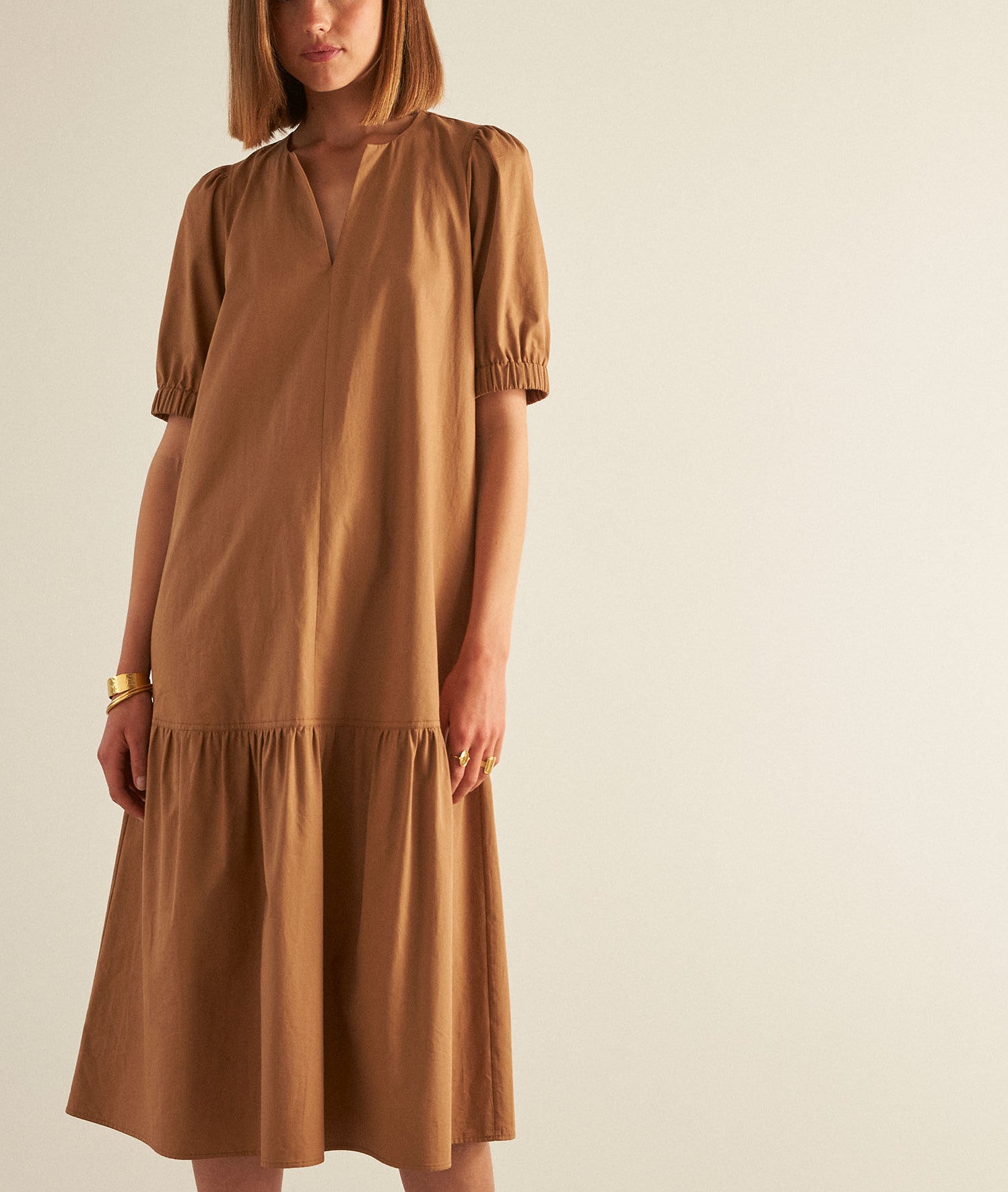 Robe longue en coton HISILDA Faume - seconde main