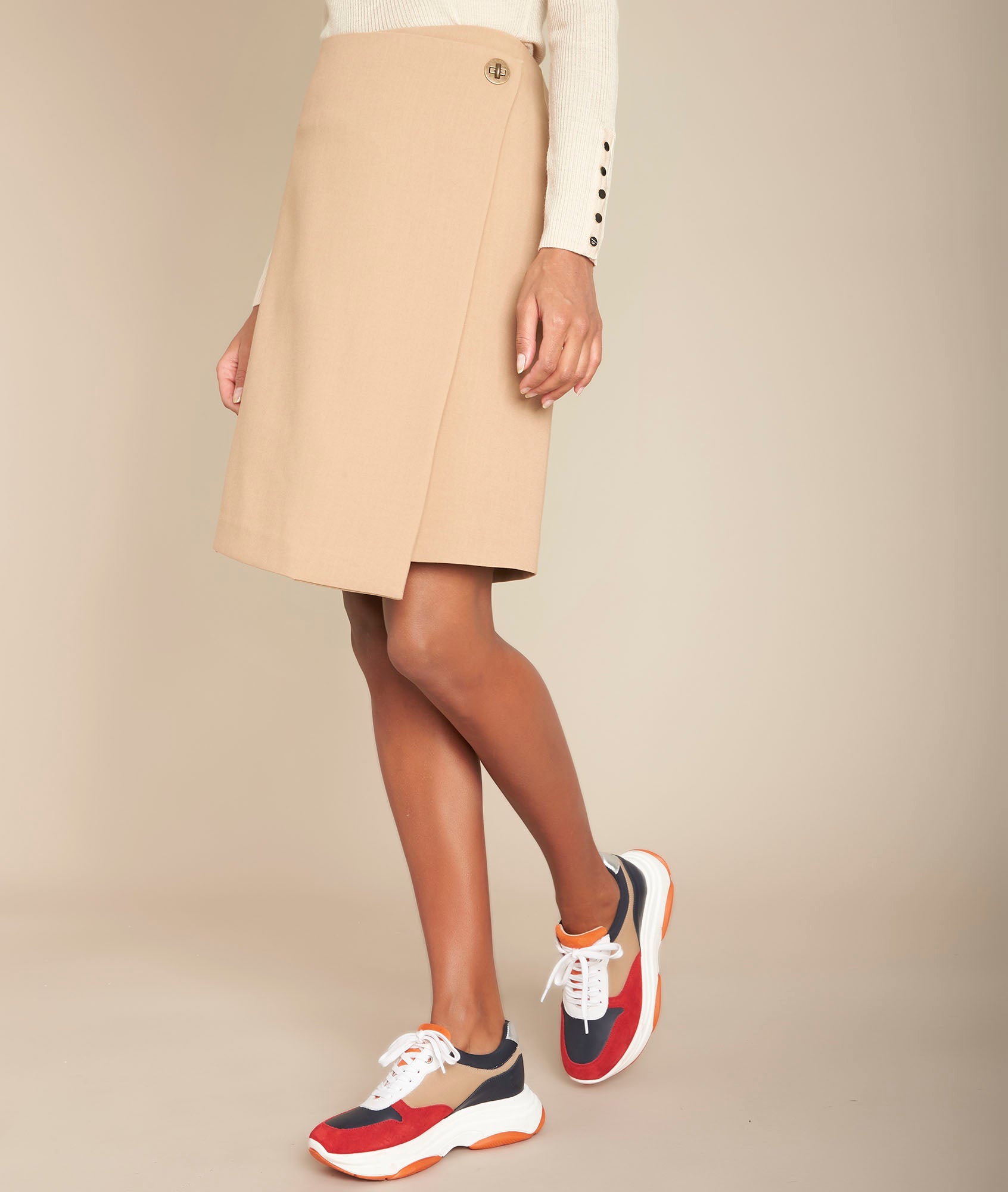 Jupe compacte havane Kimia Faume - seconde main