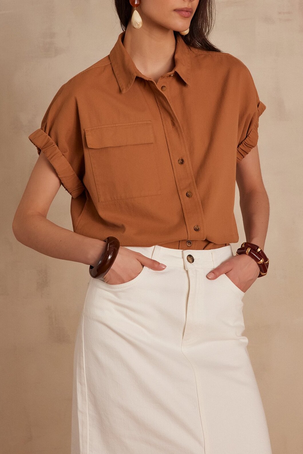 Chemise PATTY en 100% coton Faume - seconde main