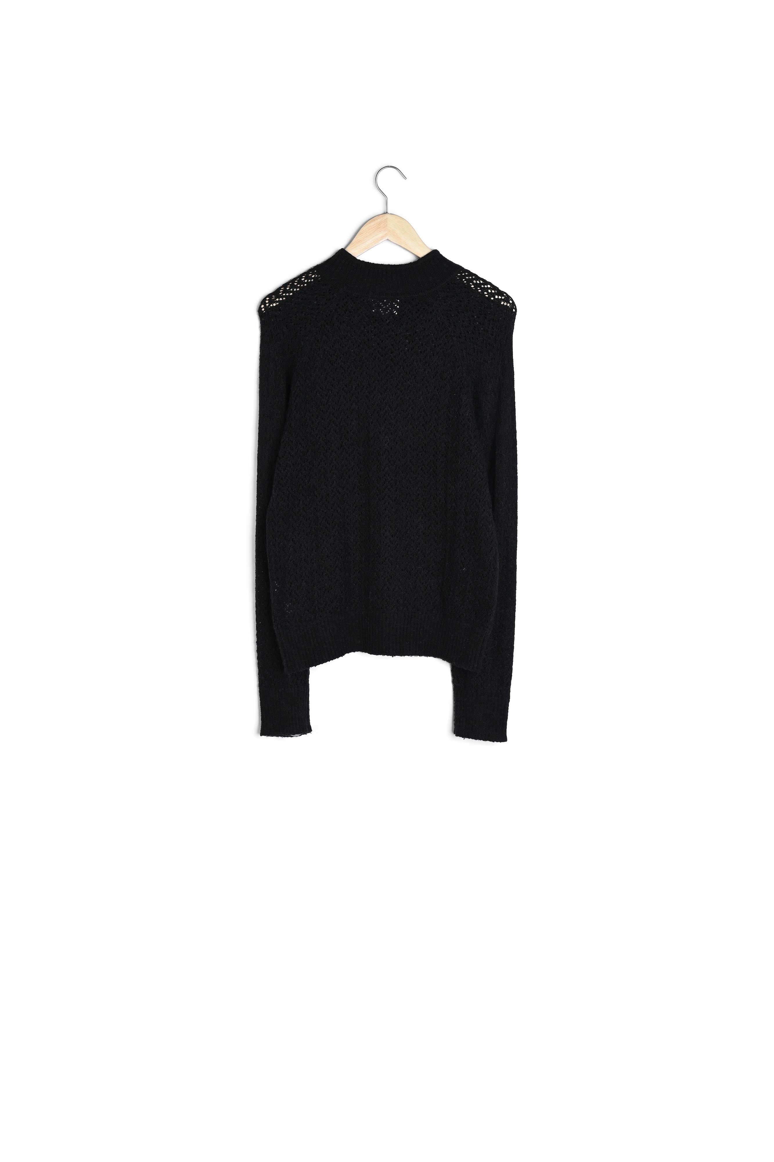 Pull ajouré noir Rima Faume - seconde main