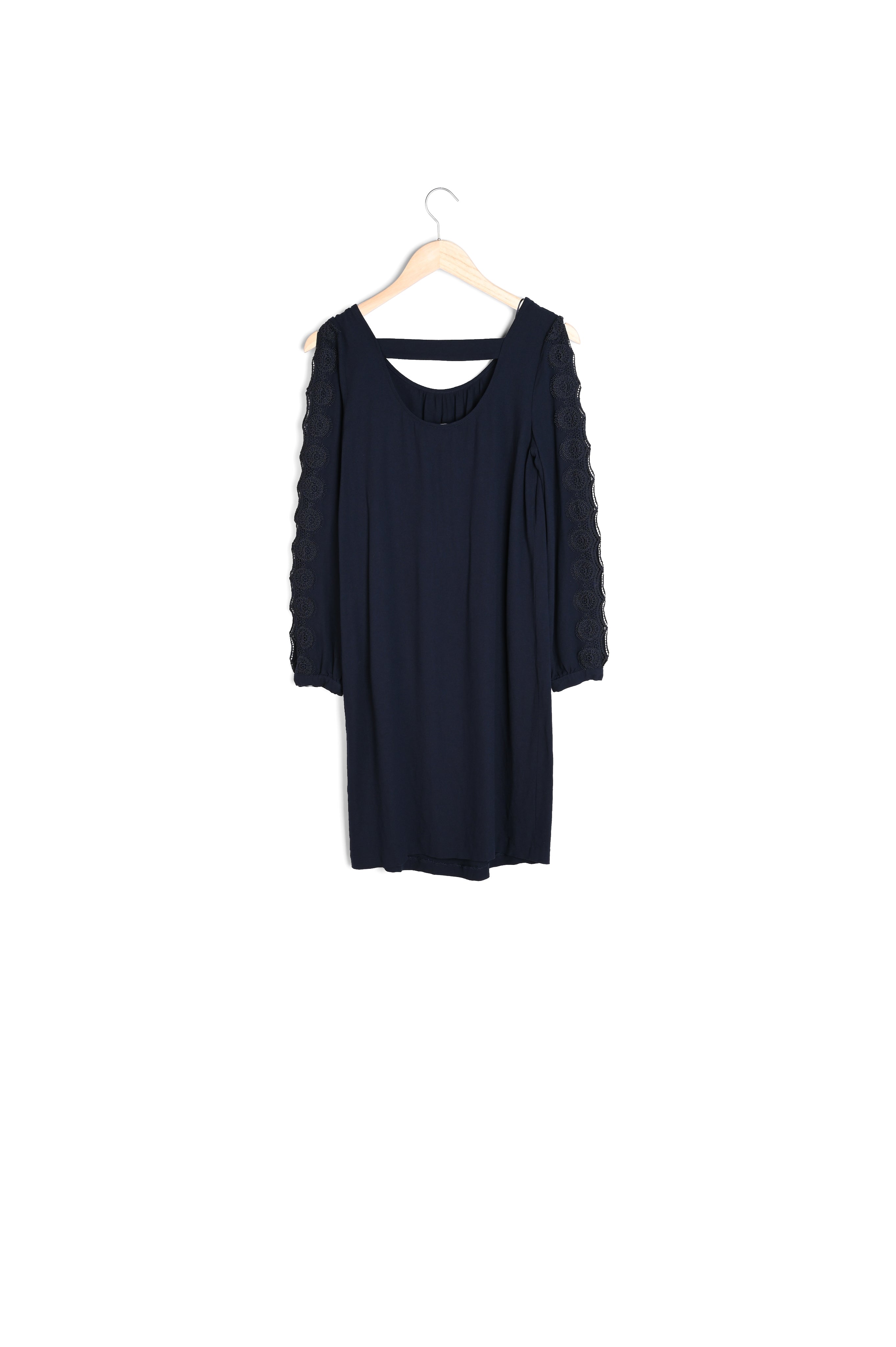 Robe droite fluide marine Istoria Faume - seconde main