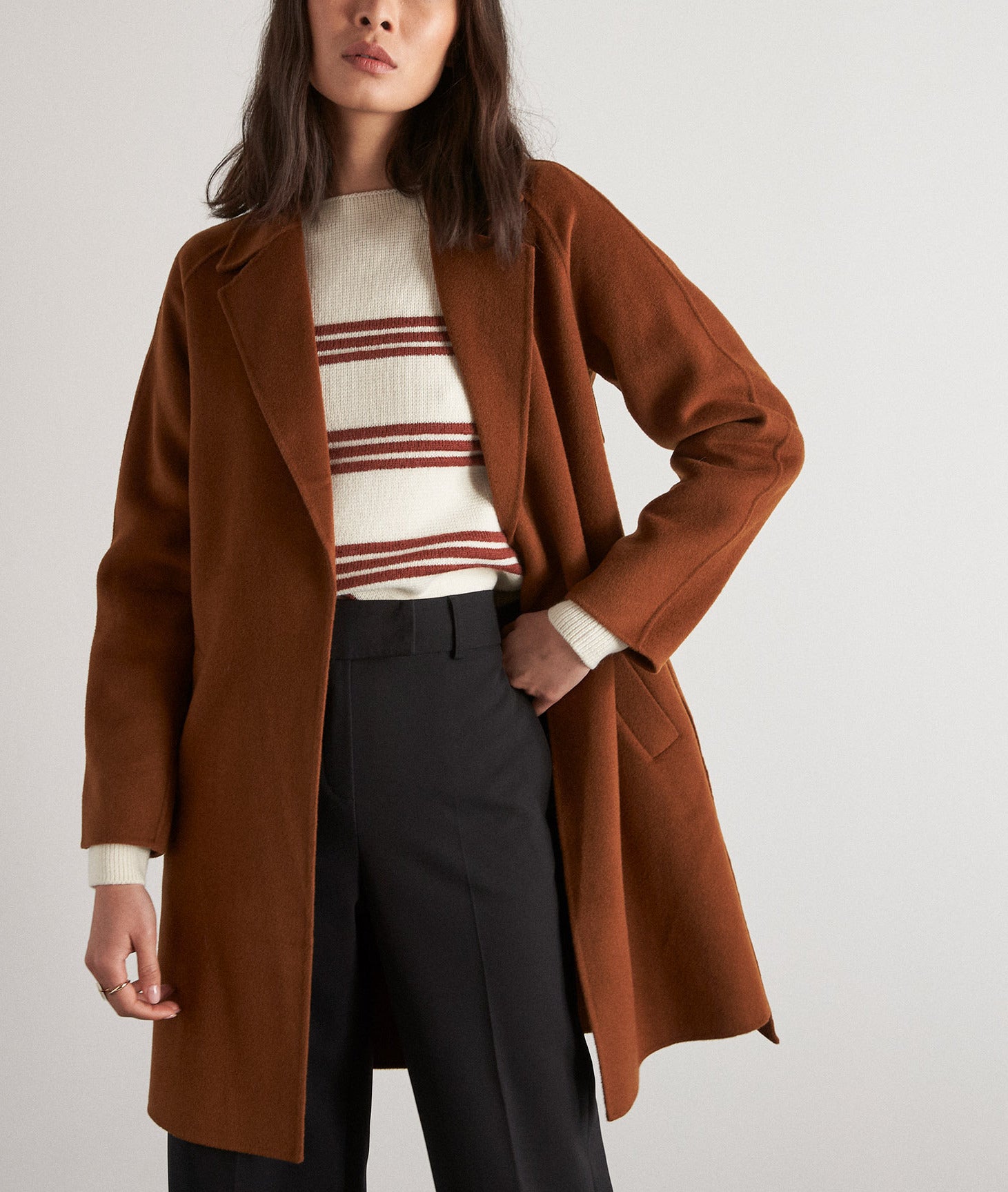 Manteau en laine Ryan Faume - seconde main