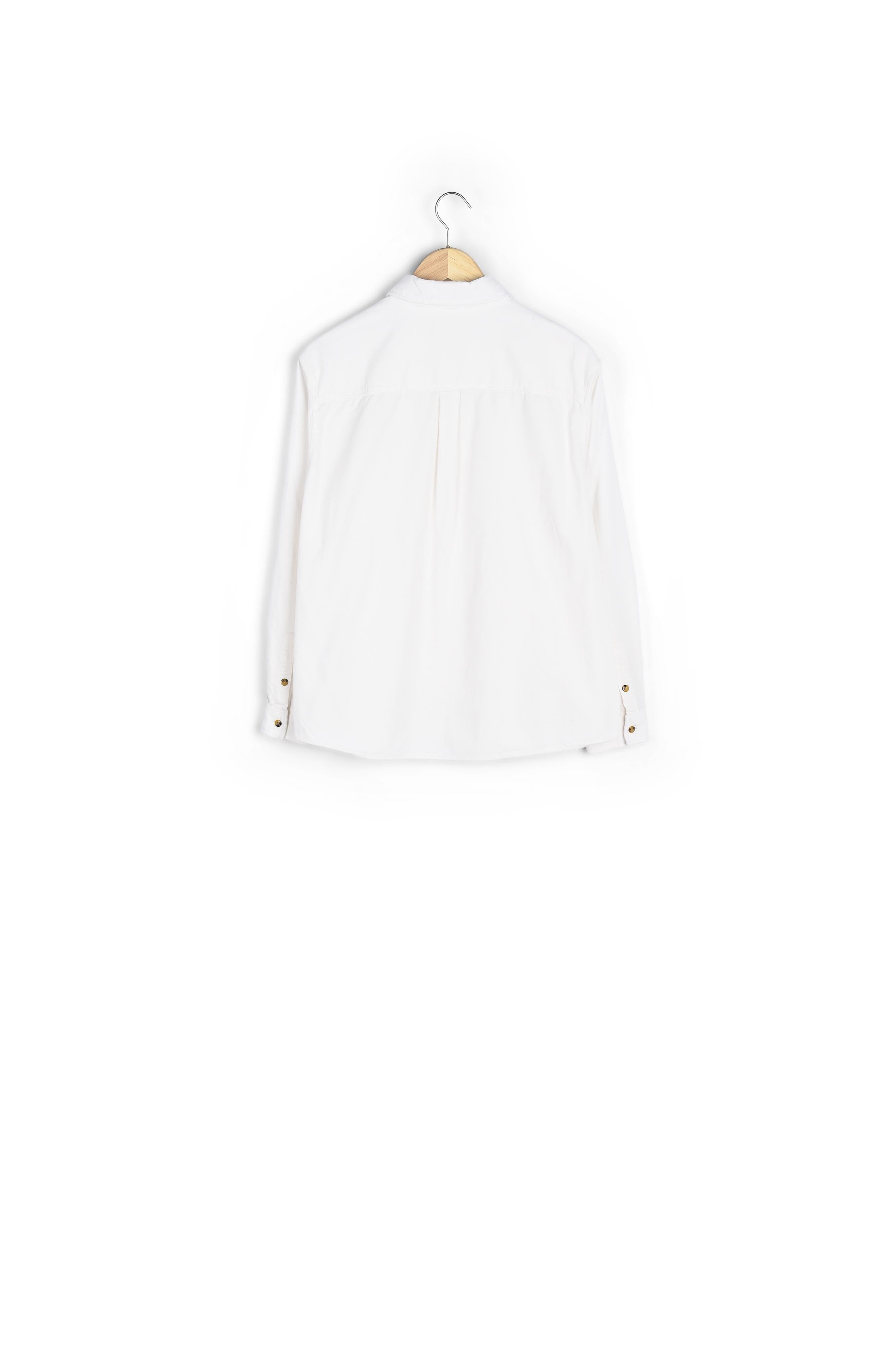 Chemise en velours écru Chiame Faume - seconde main