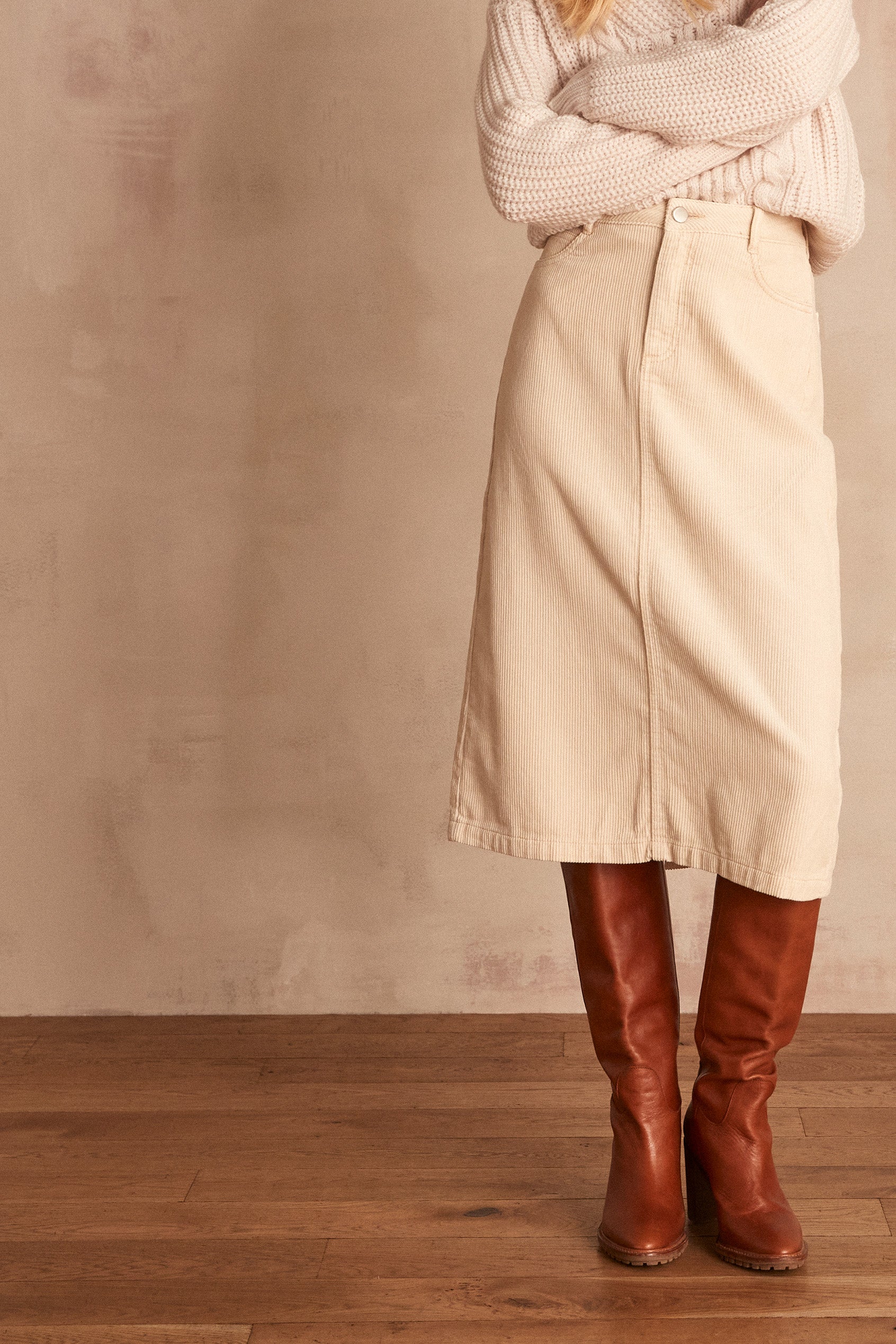 Jupe en velours KAYNE Faume - seconde main