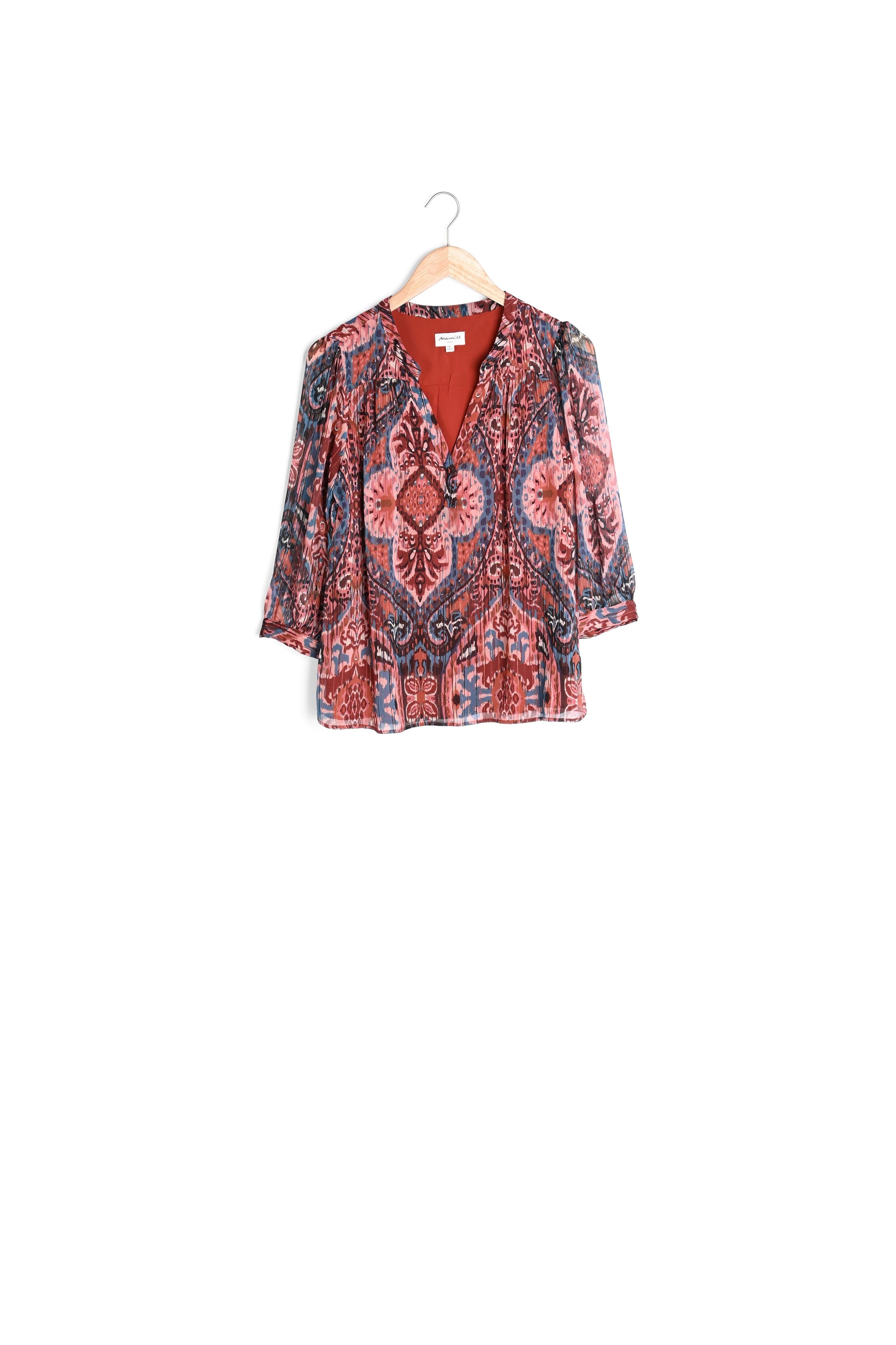 Blouse fluide imprimée Elsa Faume - seconde main