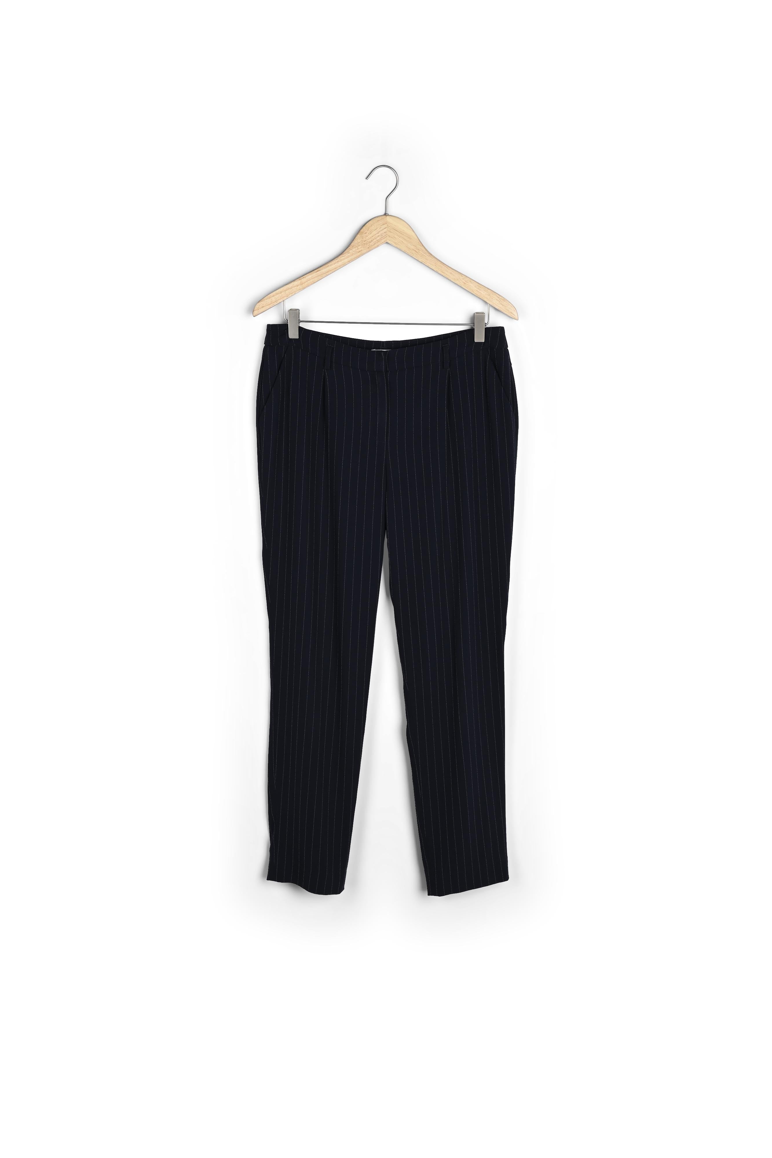 Pantalon cigarette rayé Erwan Faume - seconde main