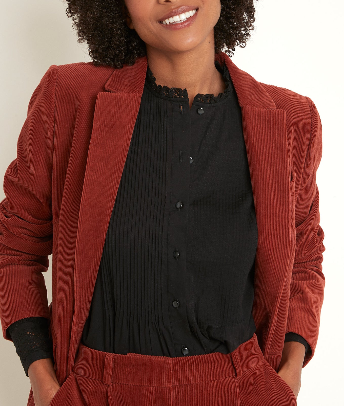 Veste en velours Tamima Faume - seconde main