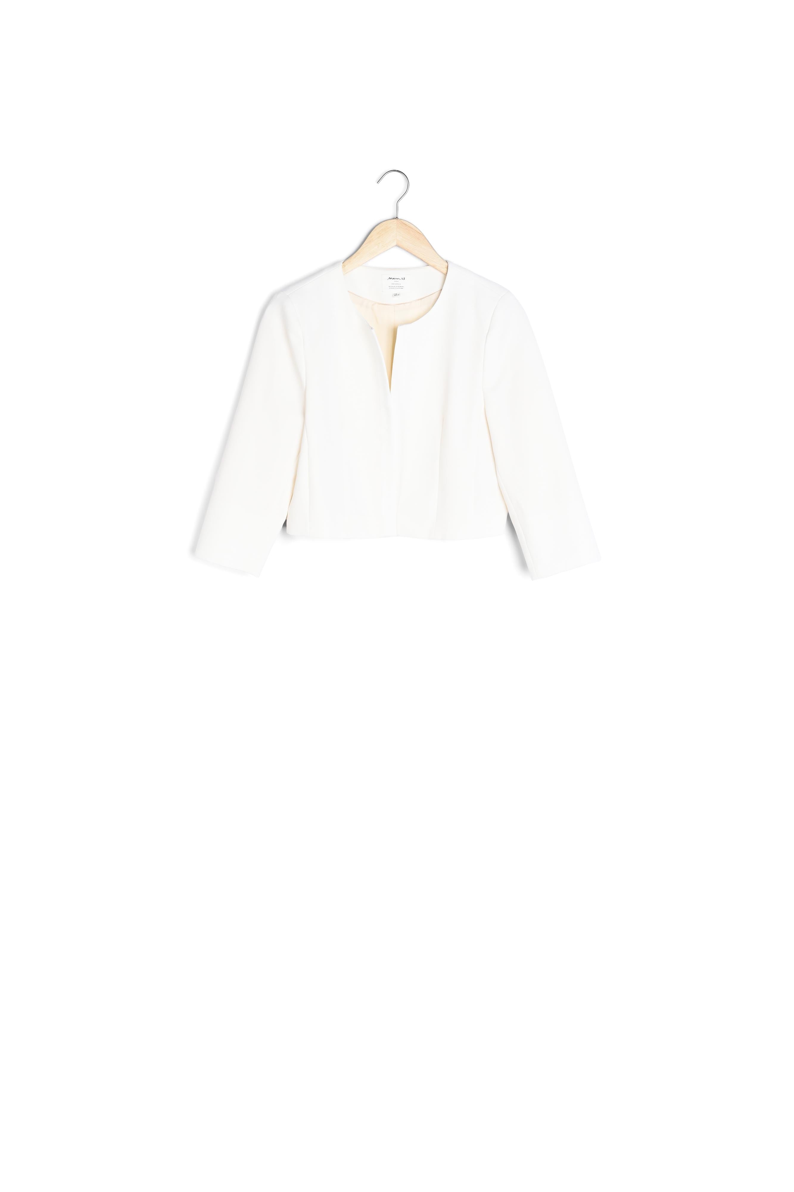 Boléro ajusté écru Lalie Faume - seconde main