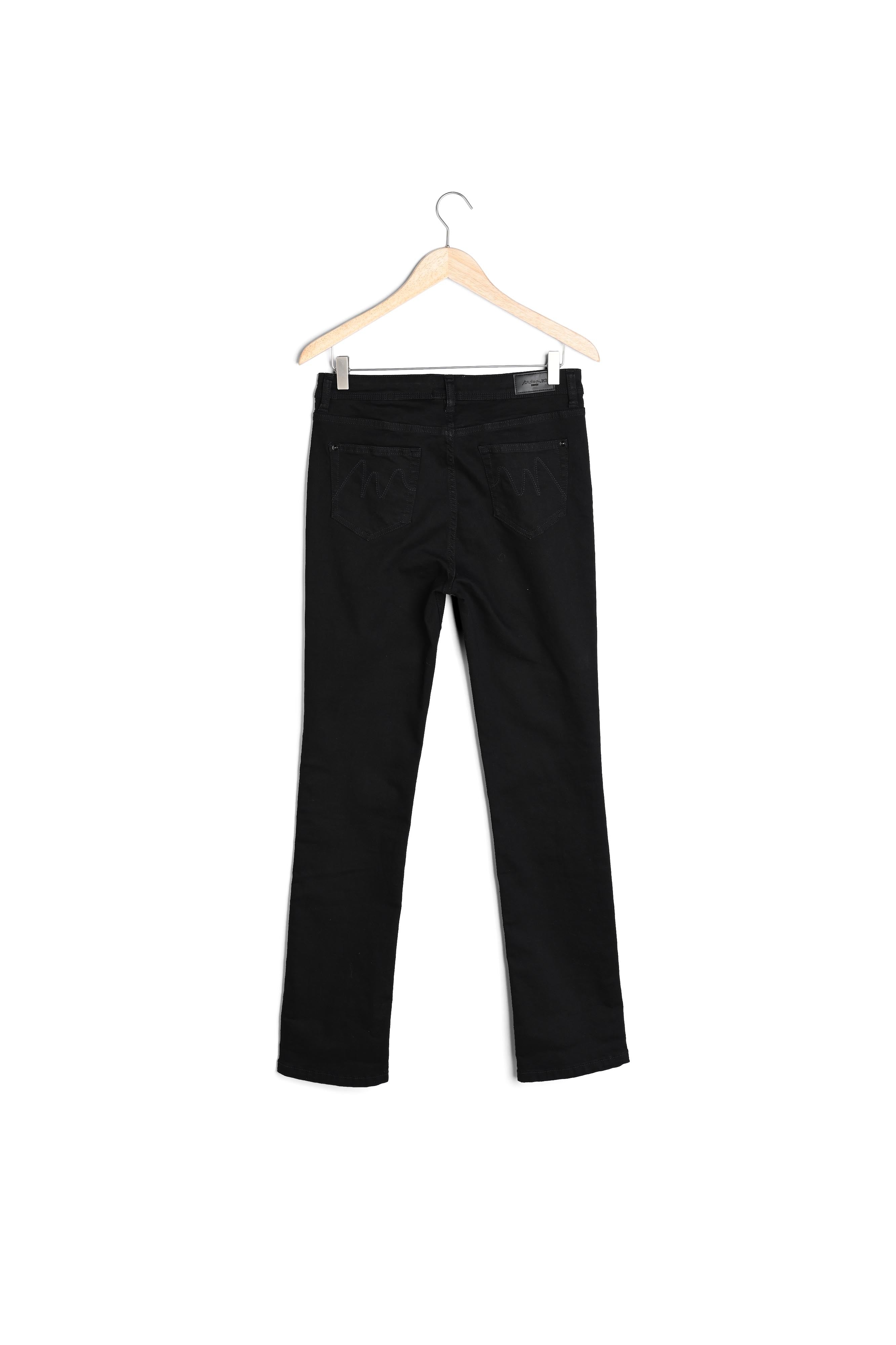 L'original 123 jean droit noir Sonia Faume - seconde main