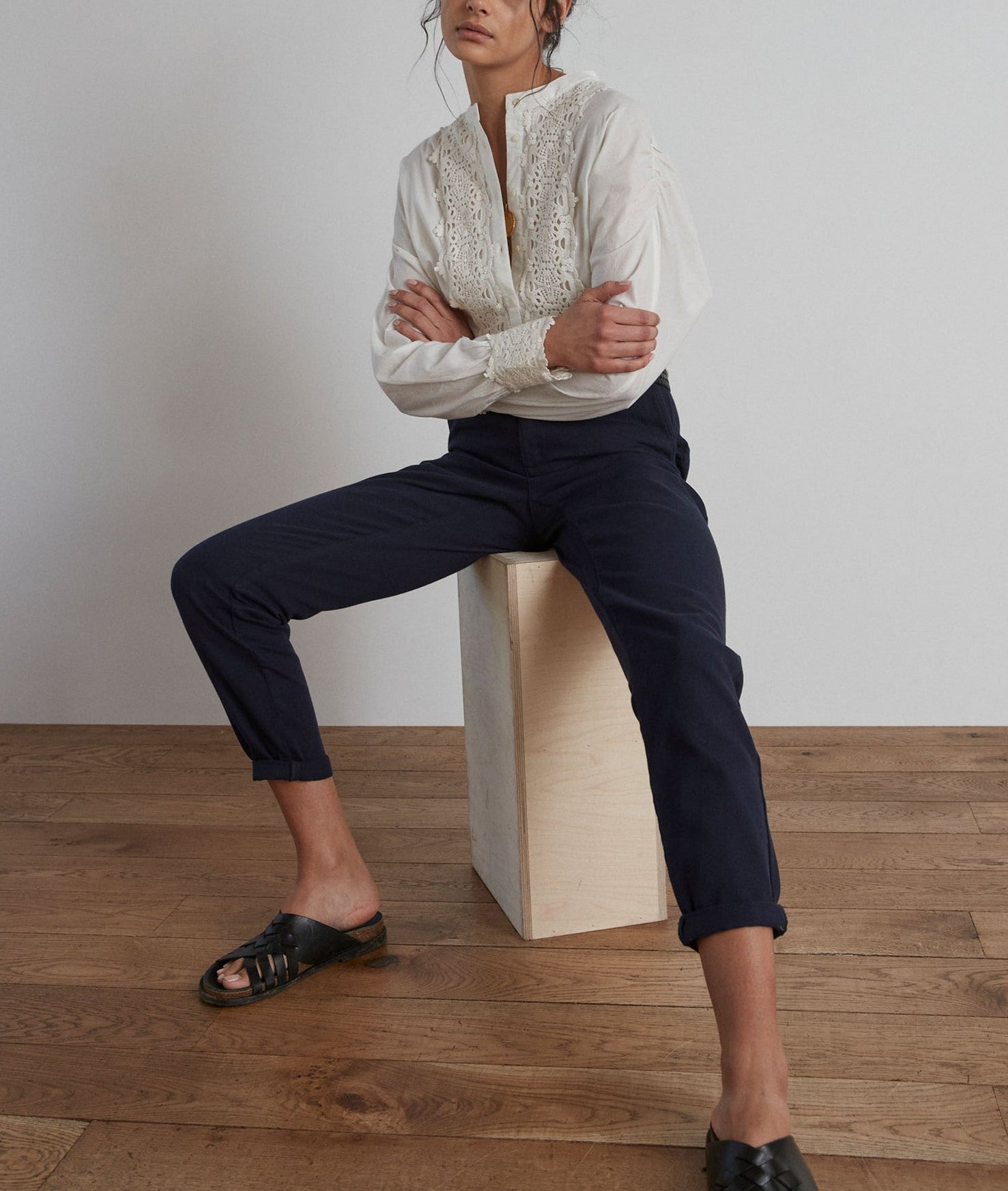 Pantalon de chino SABIL Faume - seconde main