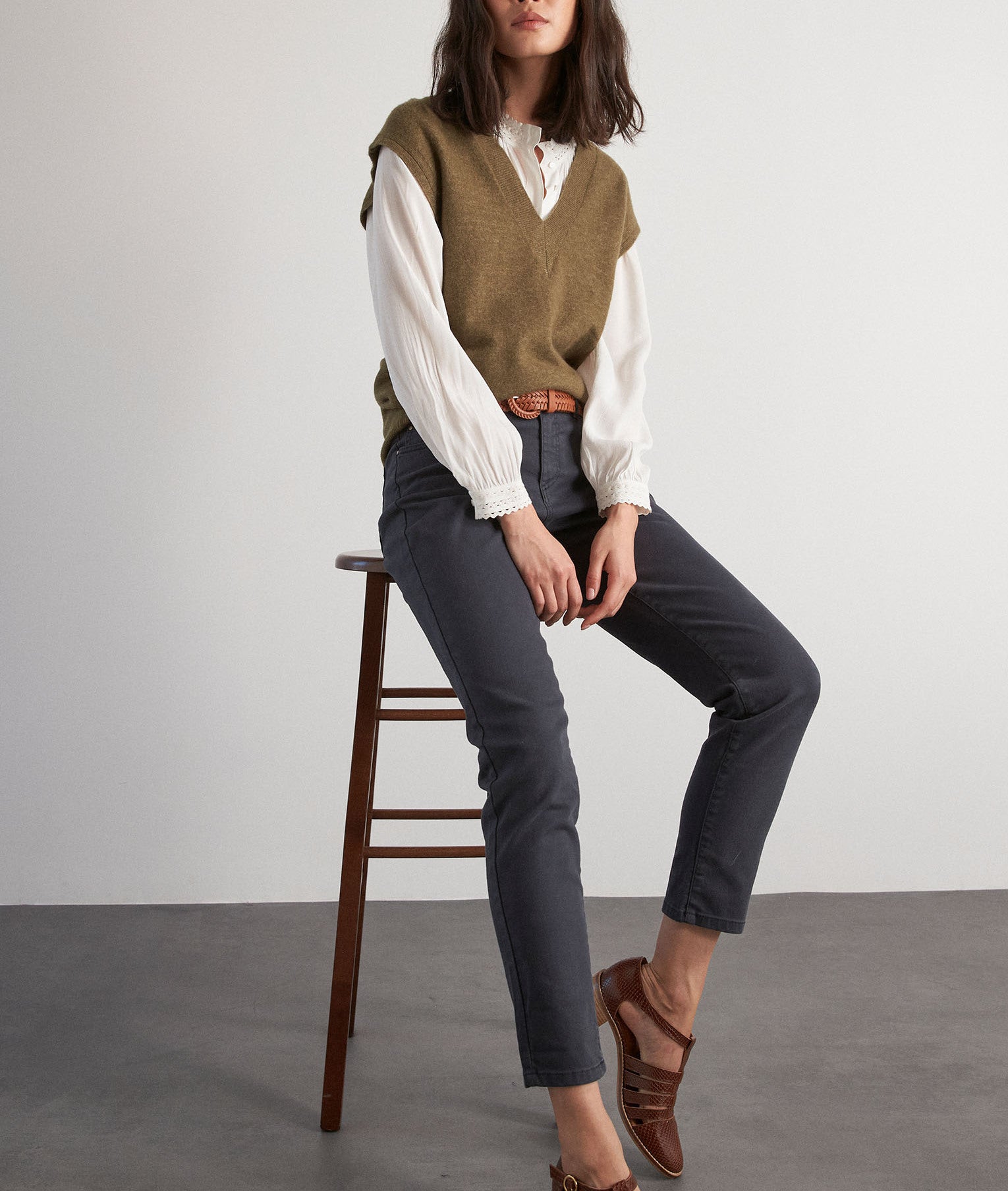 Jean chino Cachou Faume - seconde main