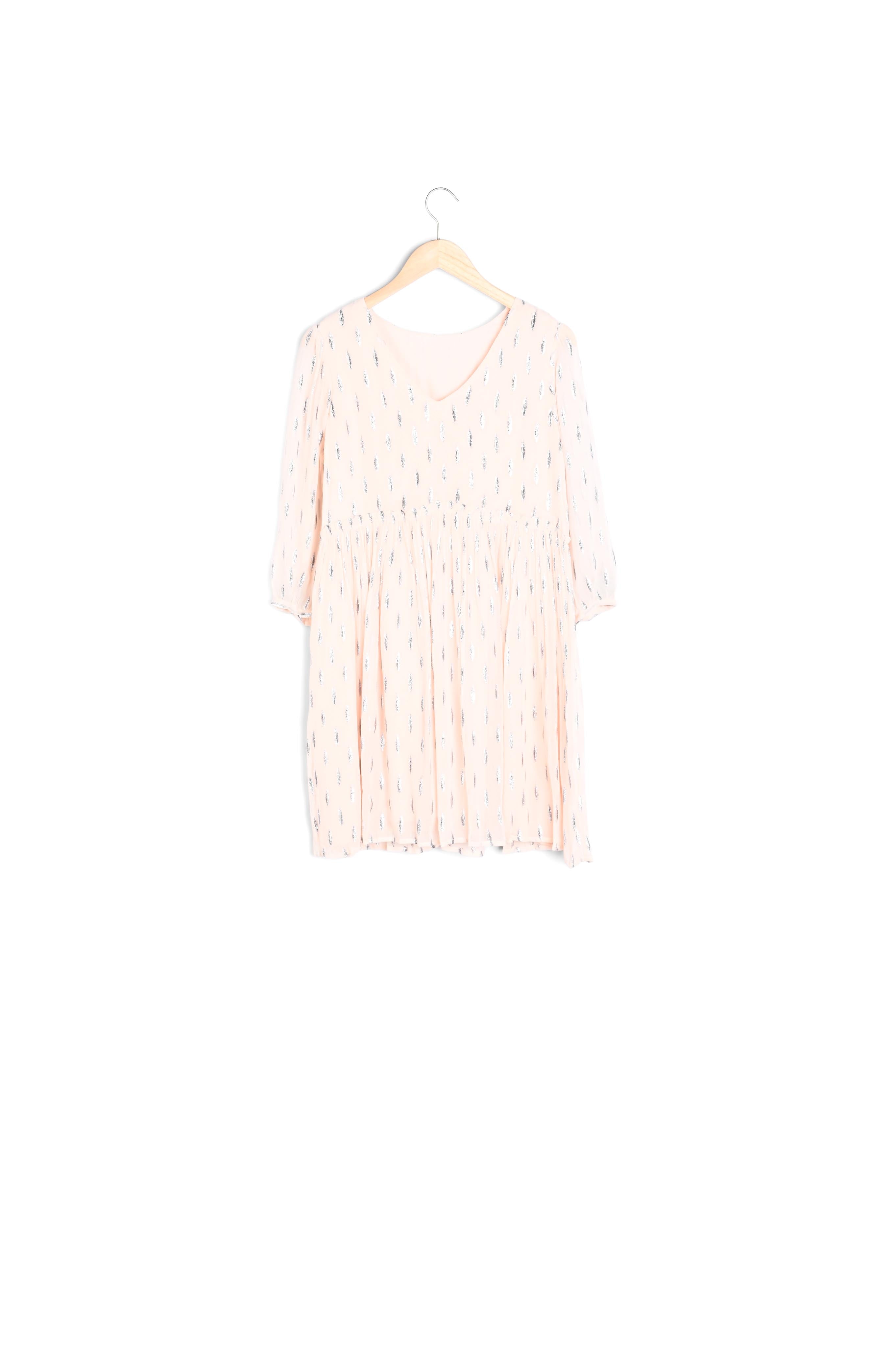 Robe poudre lurex Océane Faume - seconde main