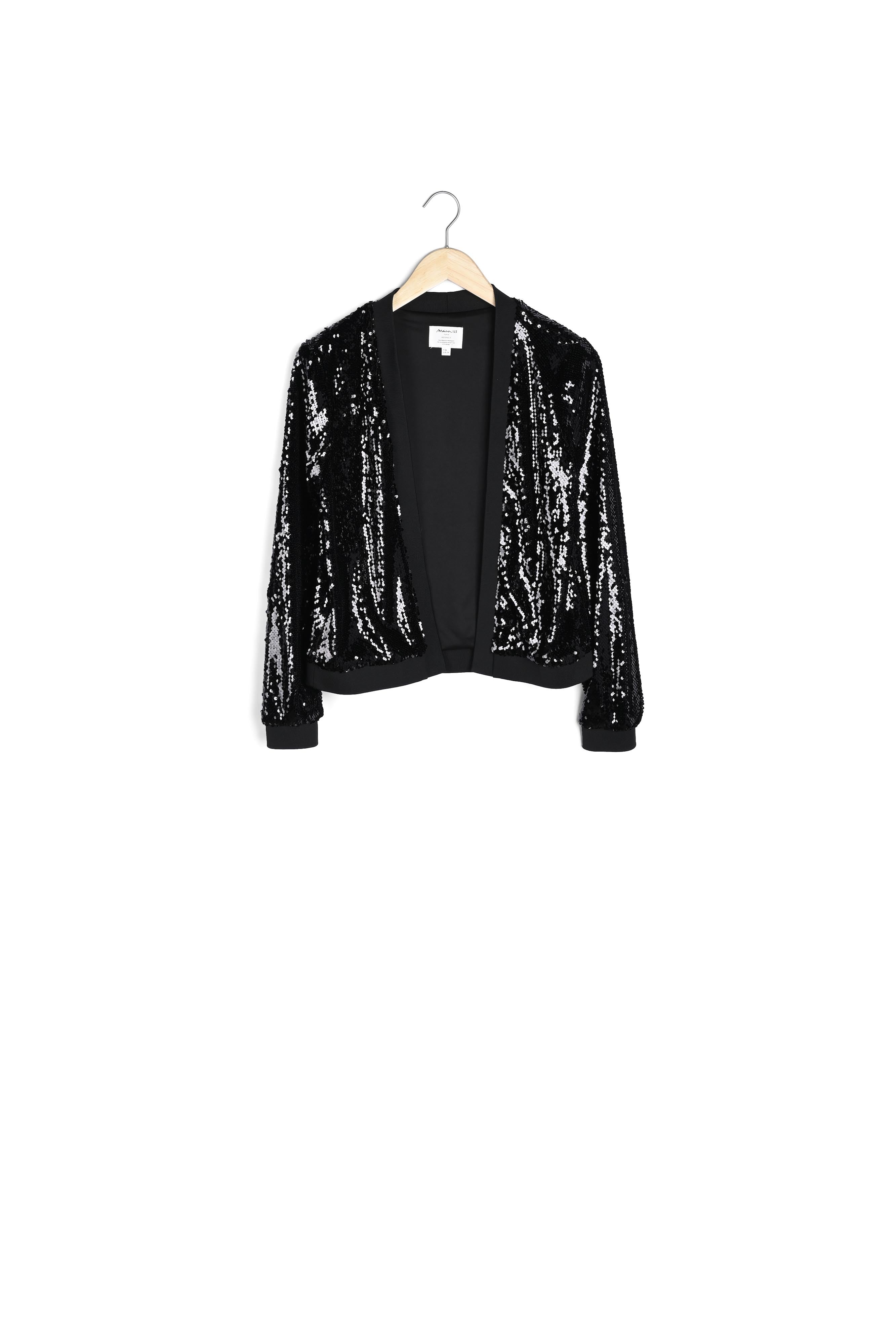Veste noire à sequins Tessa Faume - seconde main