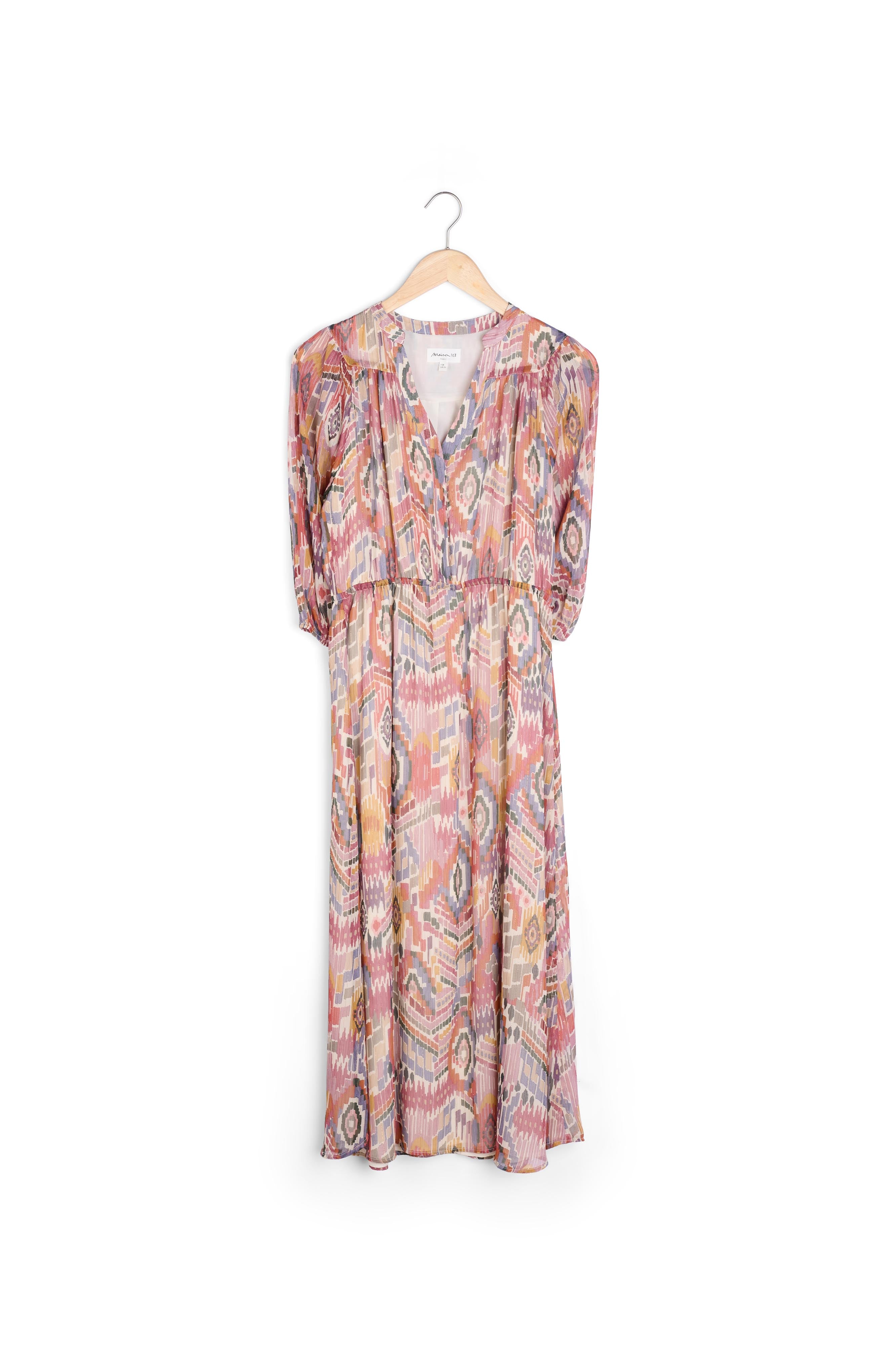 Robe longue imprimée bohème make up Nae Faume - seconde main