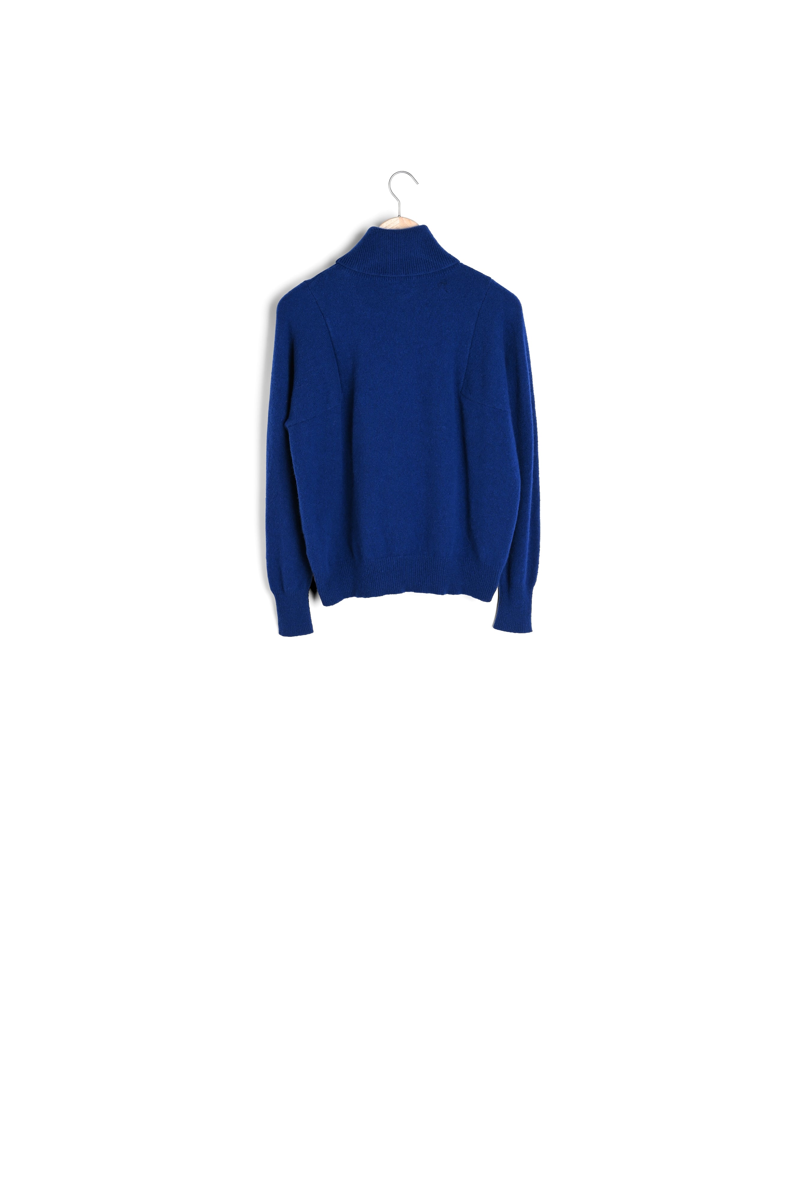 Pull en laine responsable bleu BASTIAN Faume - seconde main