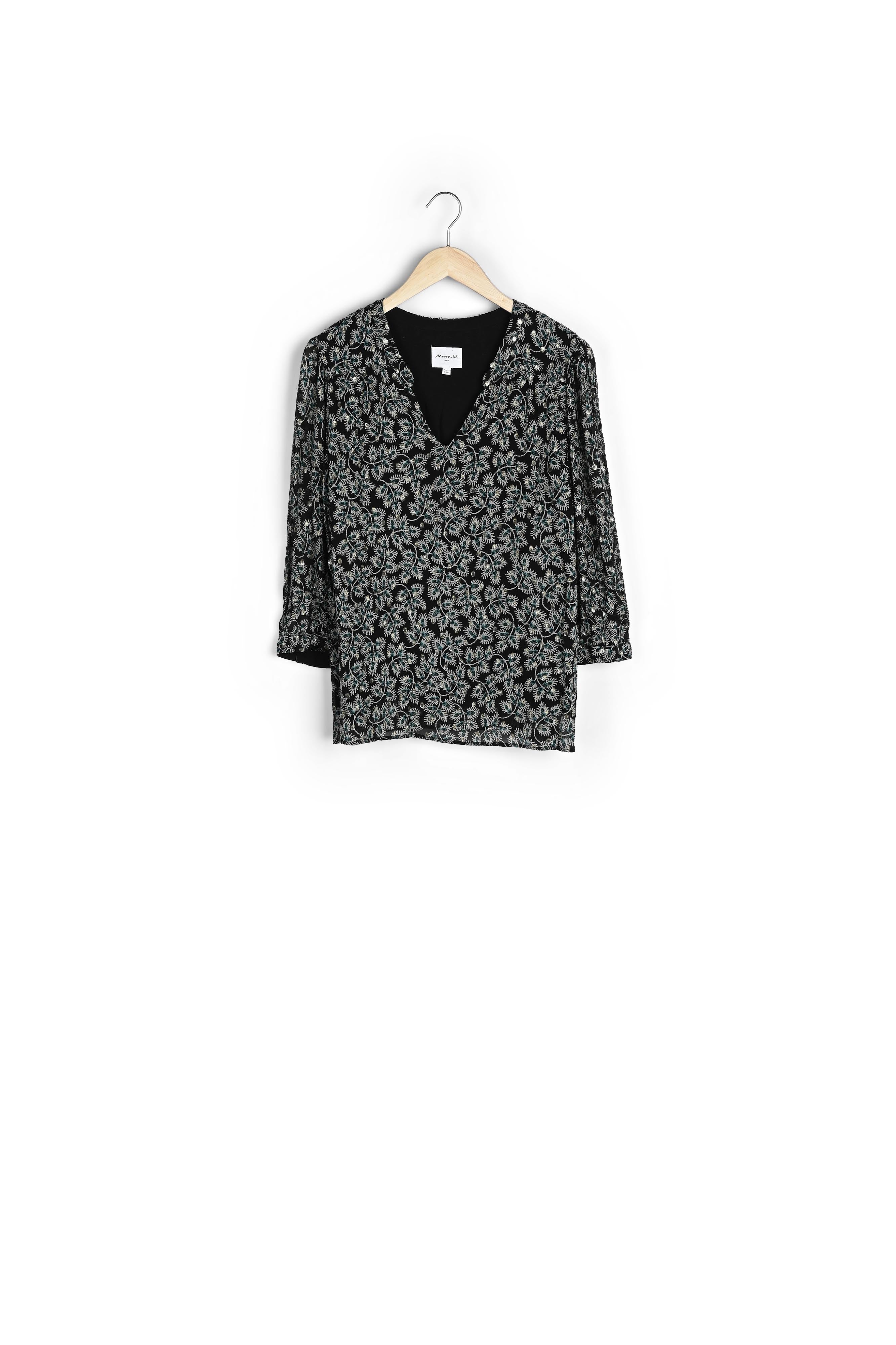 Blouse cyprès imprimée Elsou Faume - seconde main