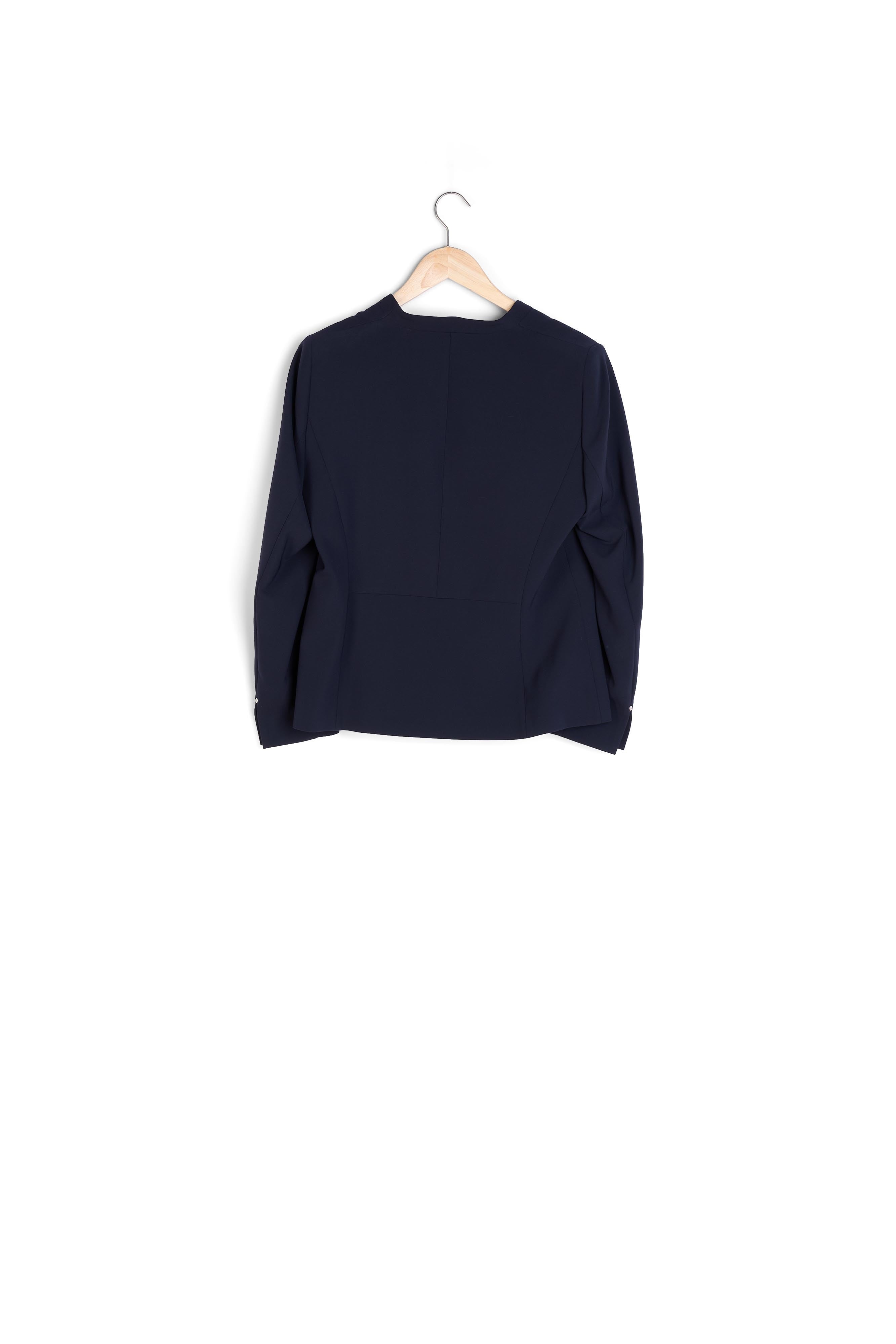 Veste marine tailleur microfibre Majesté Faume - seconde main