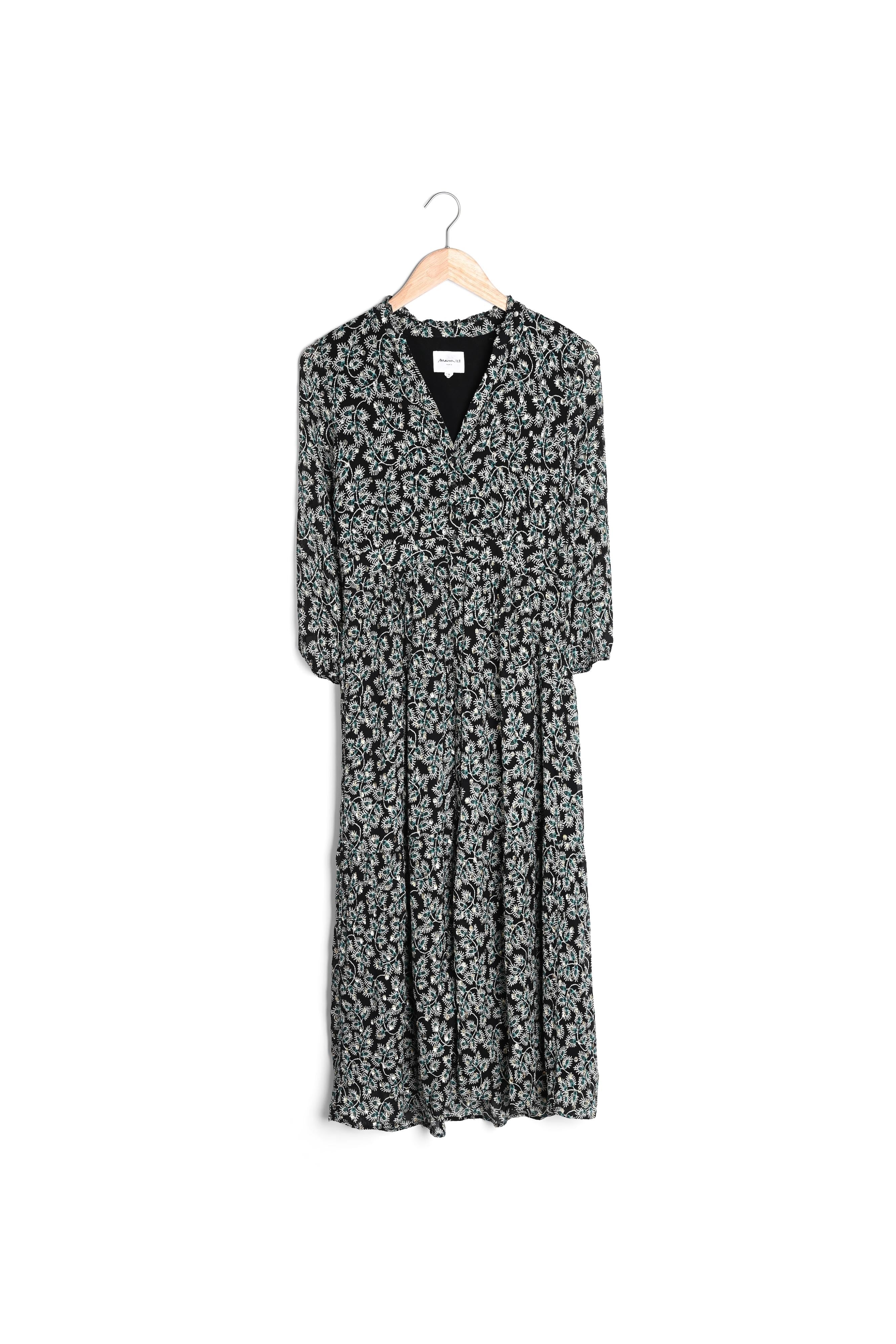 Robe longue cyprès imprimée Carola Faume - seconde main