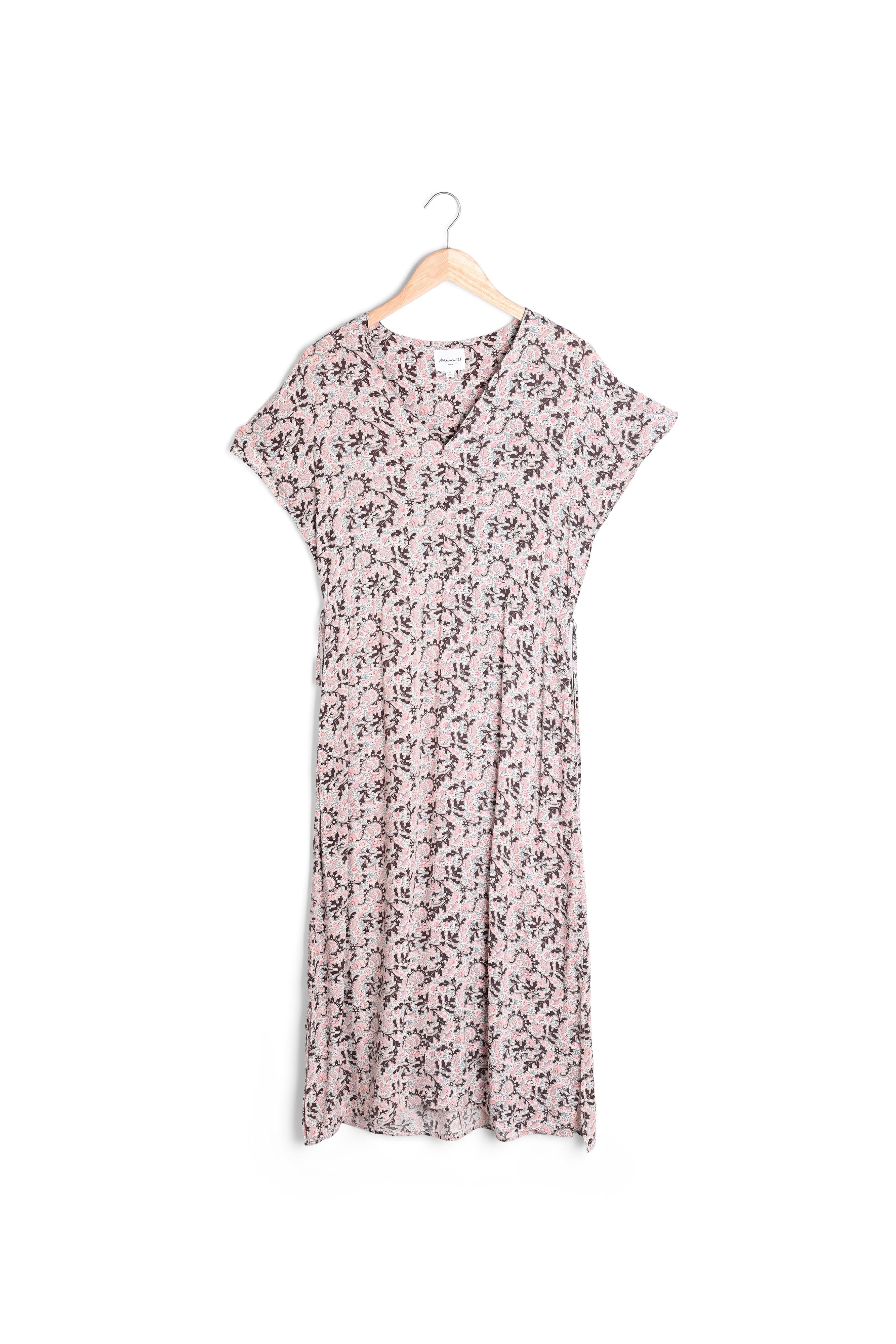 Robe dansante imprimée blush Latimi Faume - seconde main