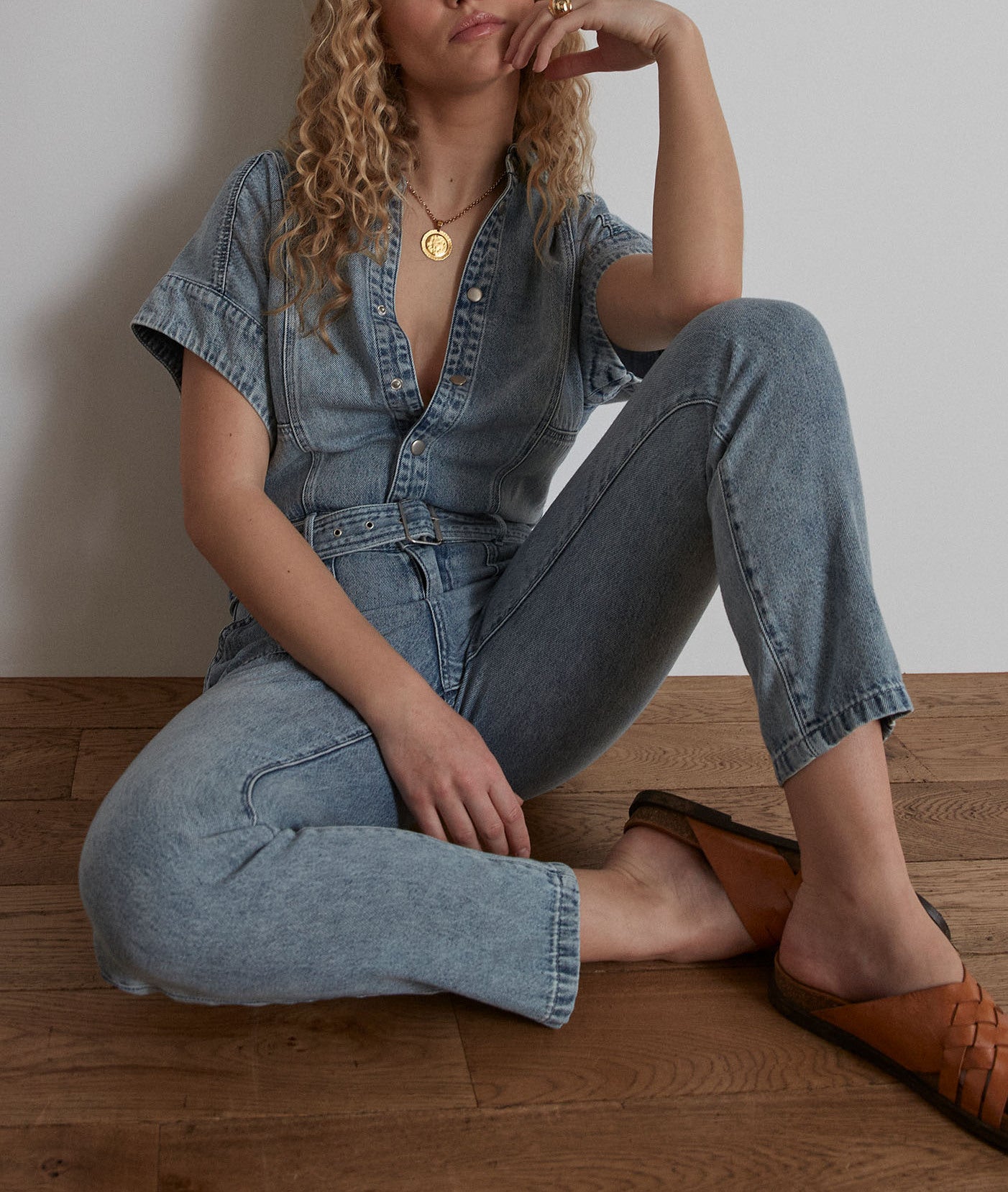 Combinaison en jean Sade Faume - seconde main