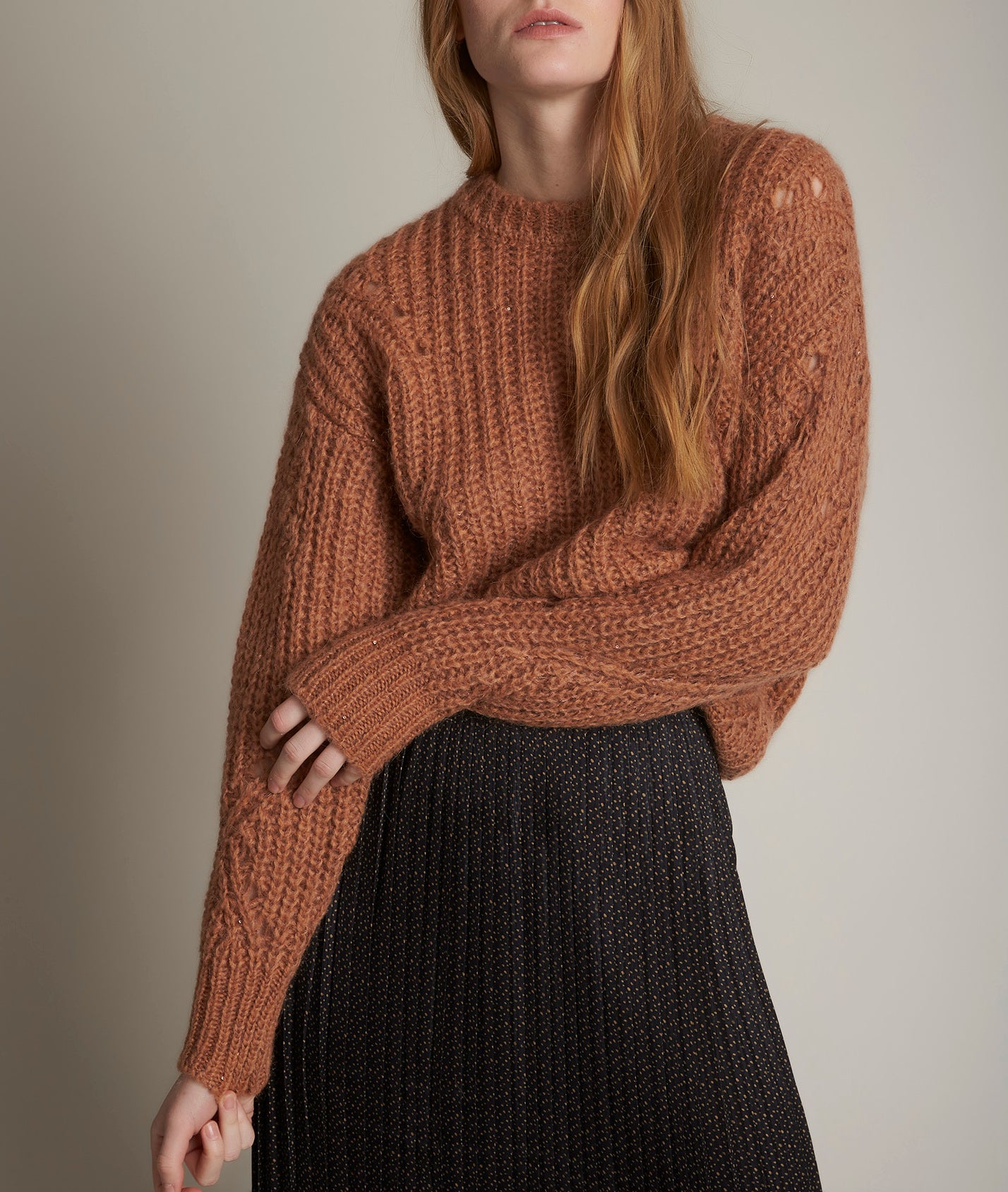 Pull tabac Dancing Faume - seconde main