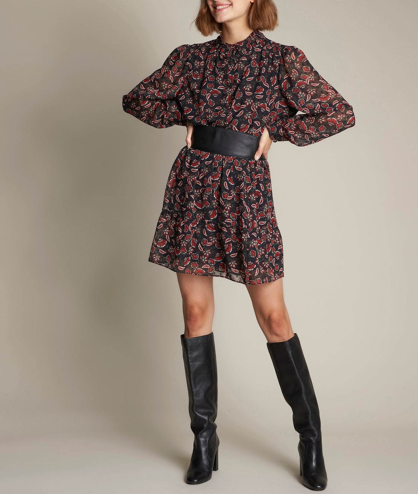 Blouse imprimée Eve marie Faume - seconde main