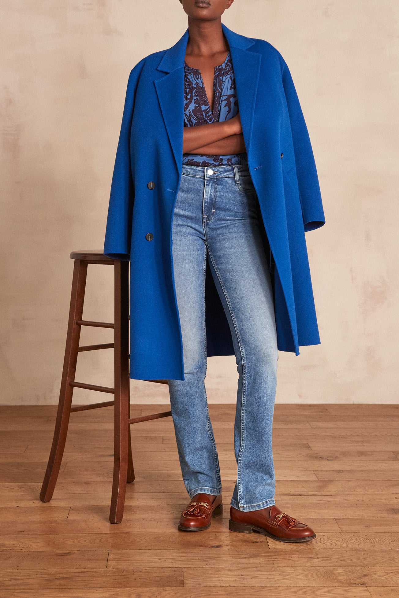 Blouse Loana Faume - seconde main