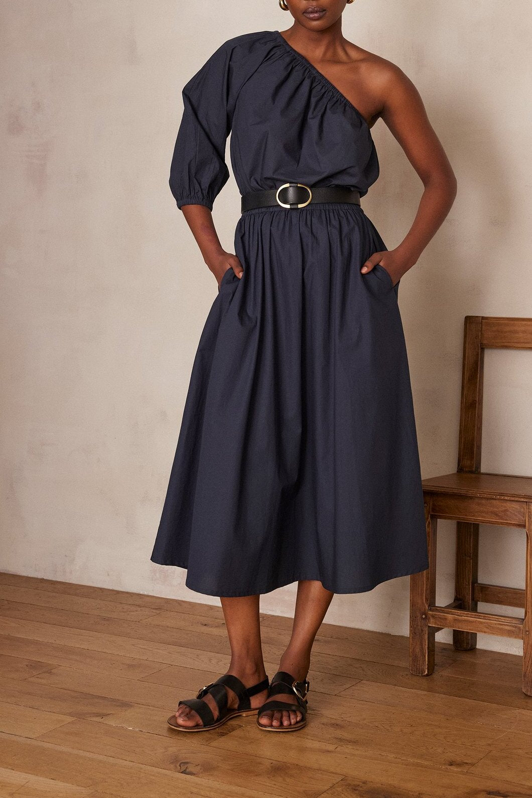 Jupe BRUNE en coton Faume - seconde main