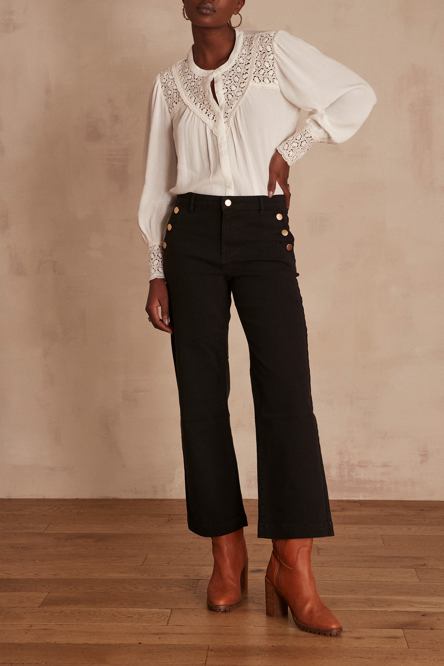 Jean large MOSS Faume - seconde main