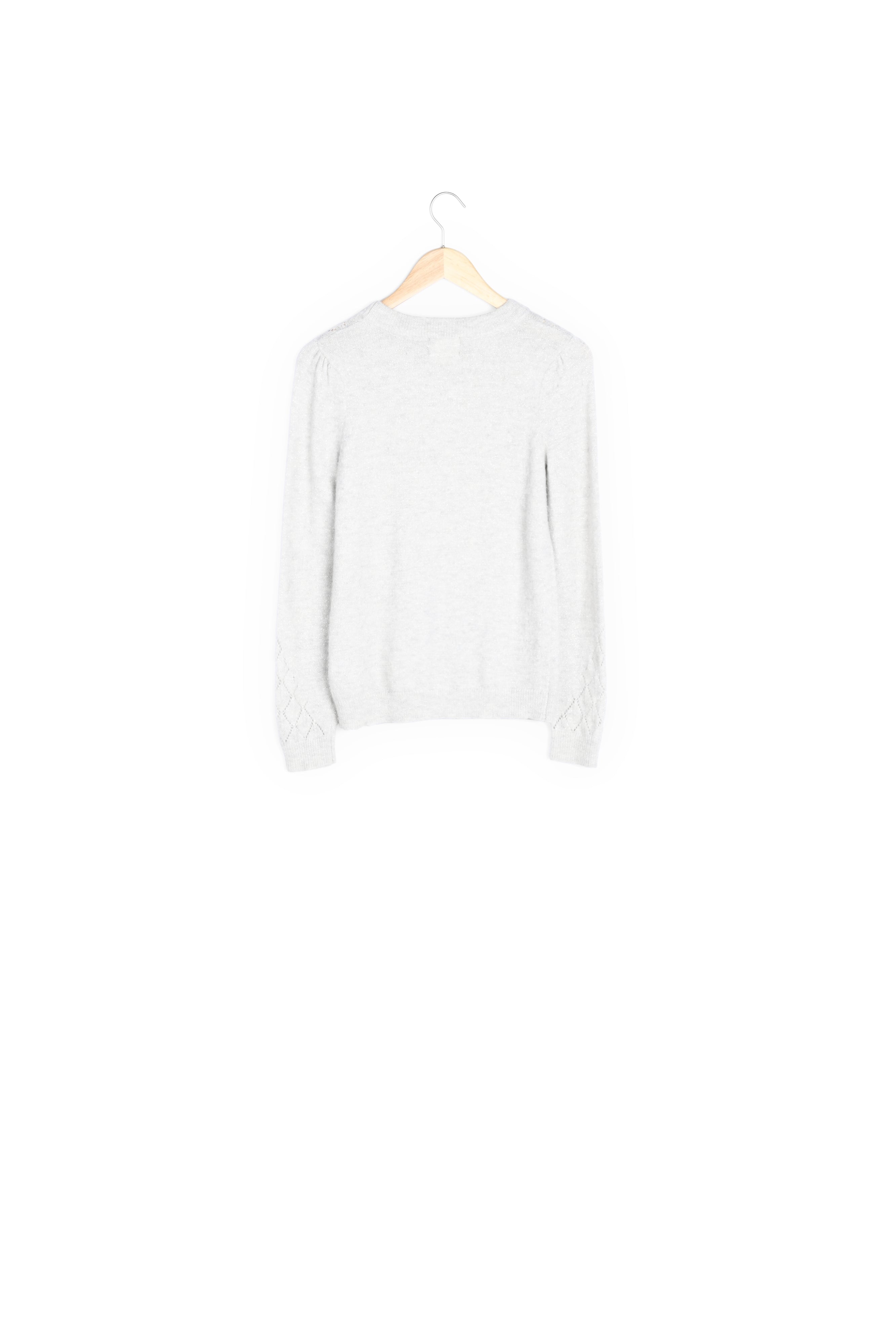 Pull en polyamide recyclé gris Aleck Faume - seconde main