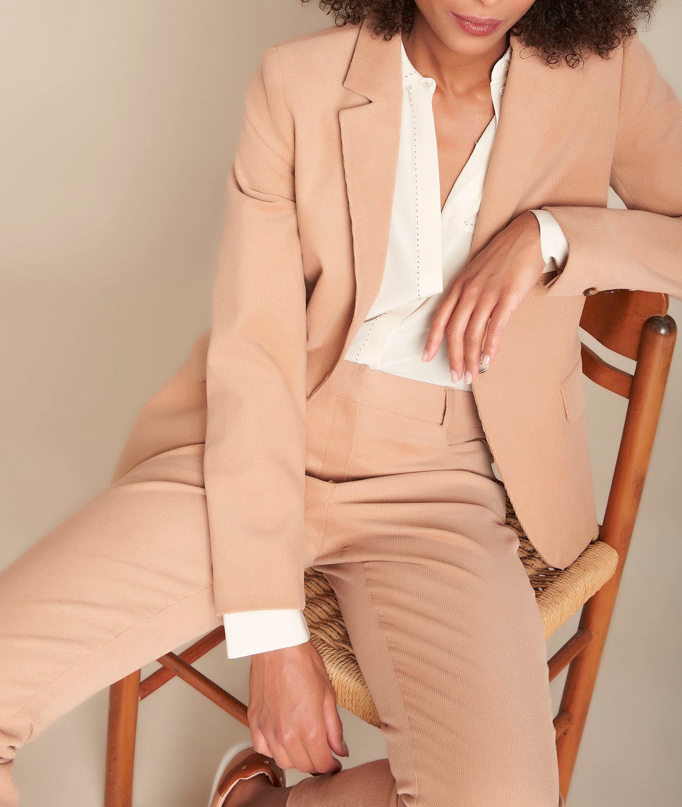 Veste velours havane Bria Faume - seconde main