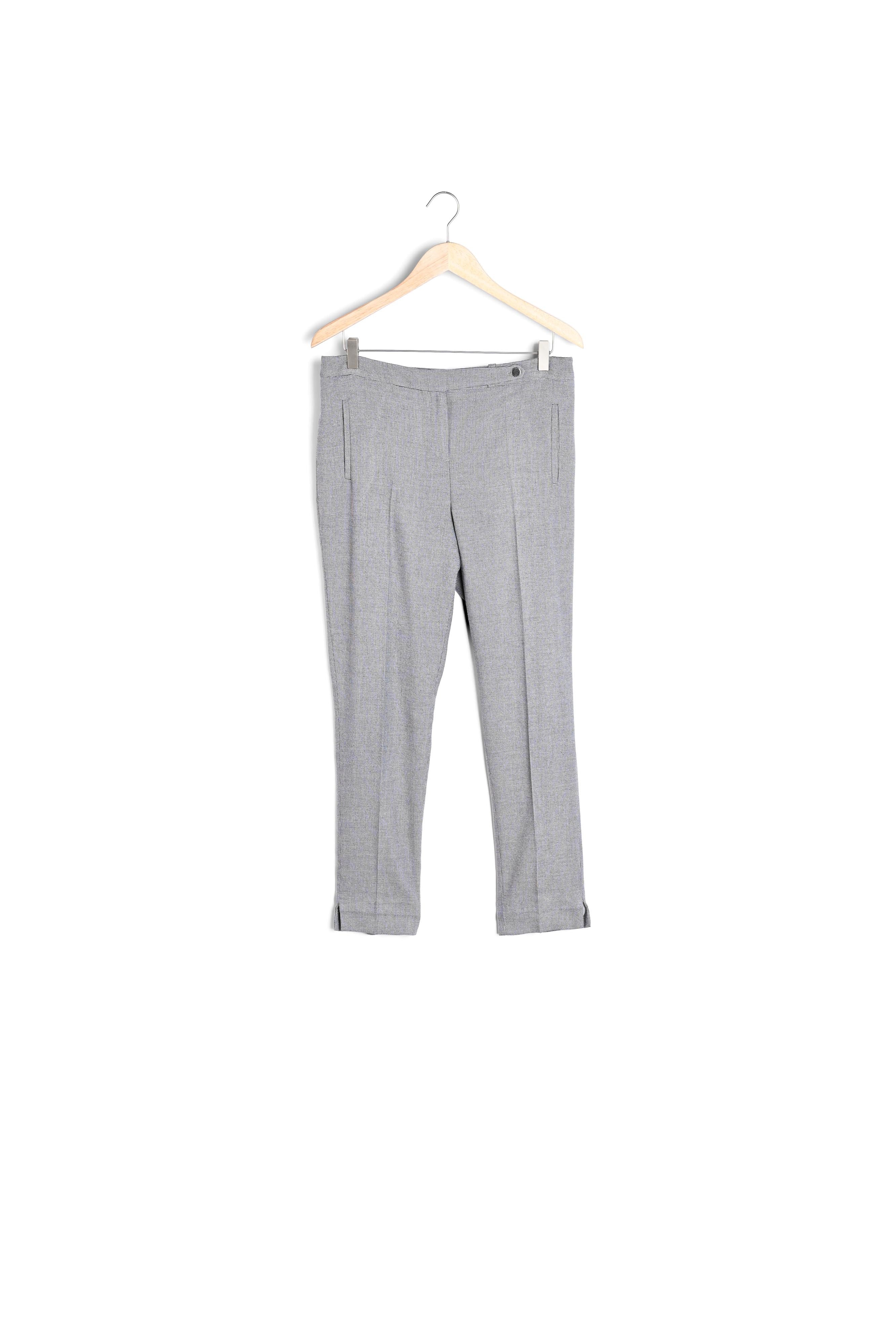 Pantalon gris chiné cigarette Eloi Faume - seconde main