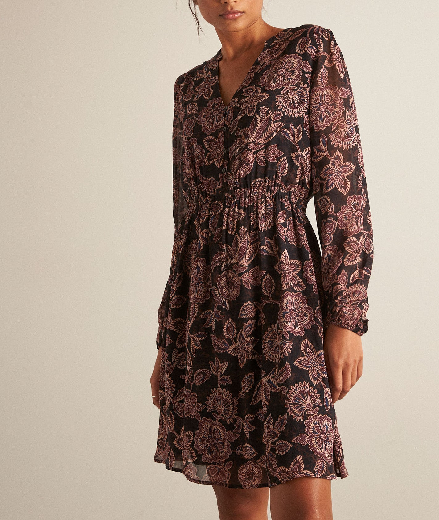 Robe courte imprimée Hola Faume - seconde main