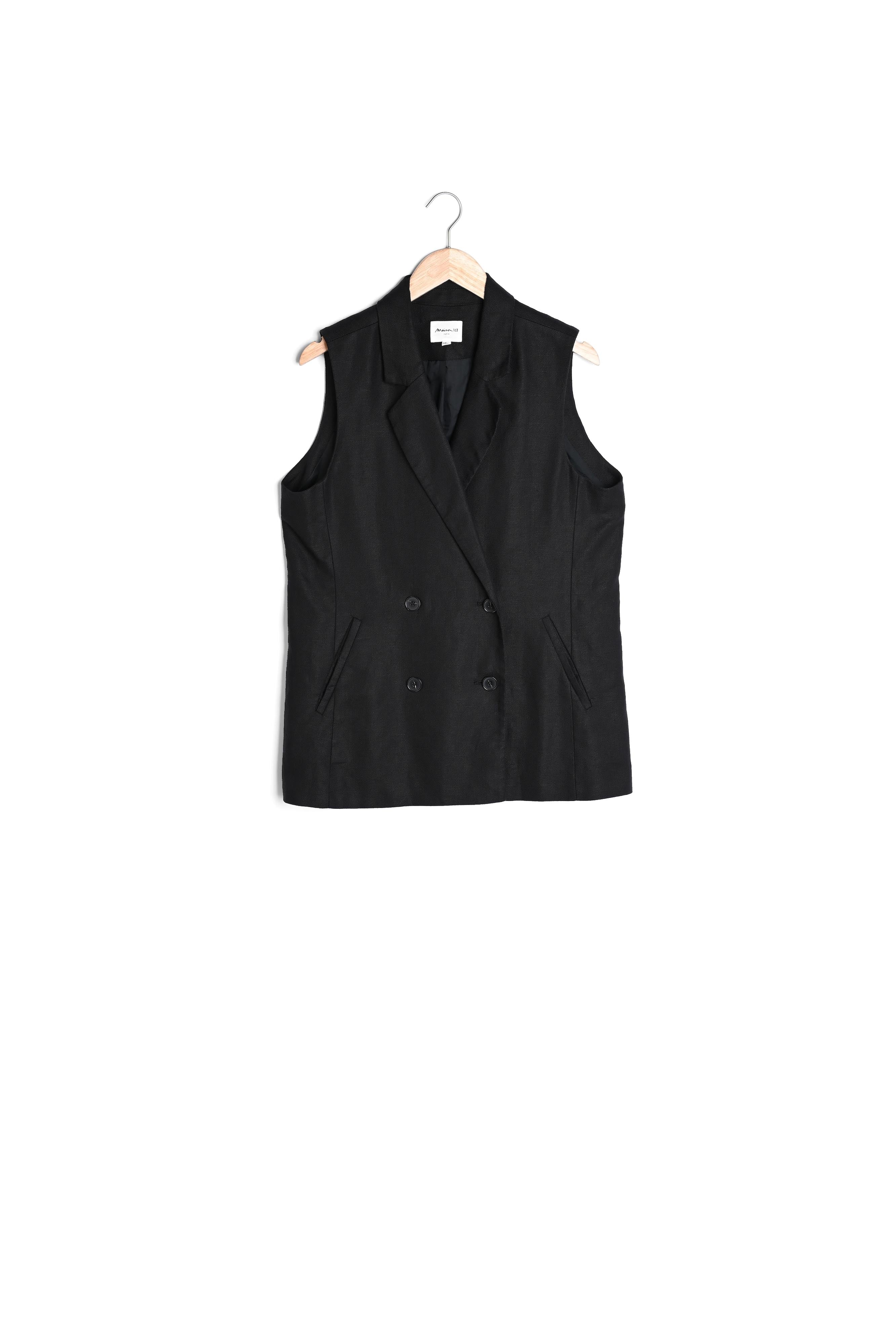 Veste de tailleur sans manches Dava Faume - seconde main