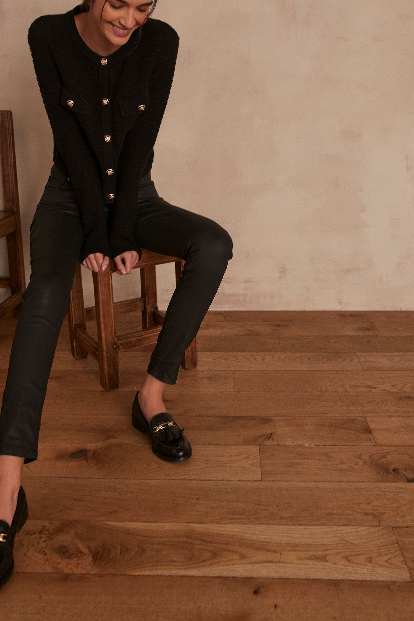 Jean slim enduit Suzy Faume - seconde main