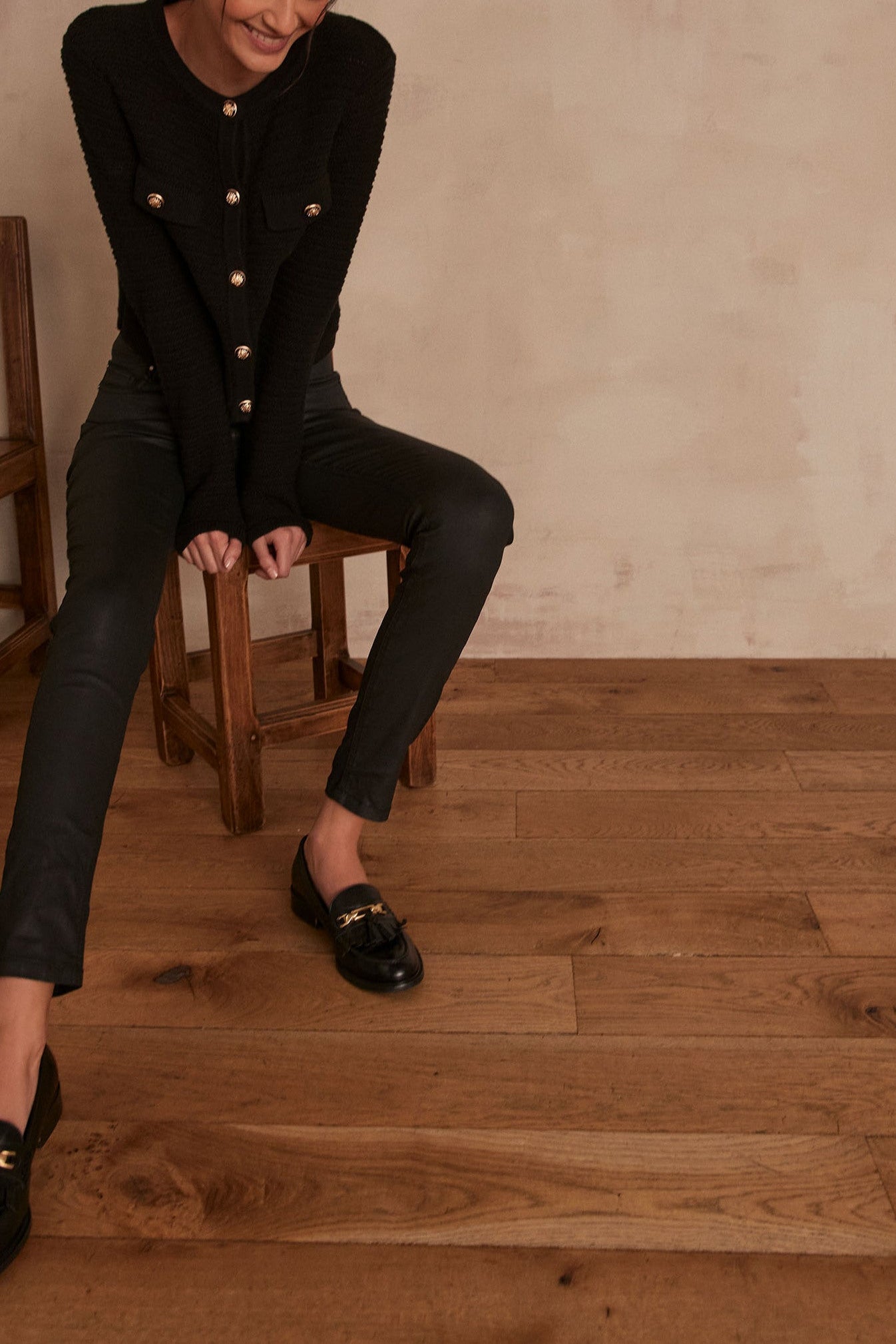 Jean slim enduit Suzy Faume - seconde main