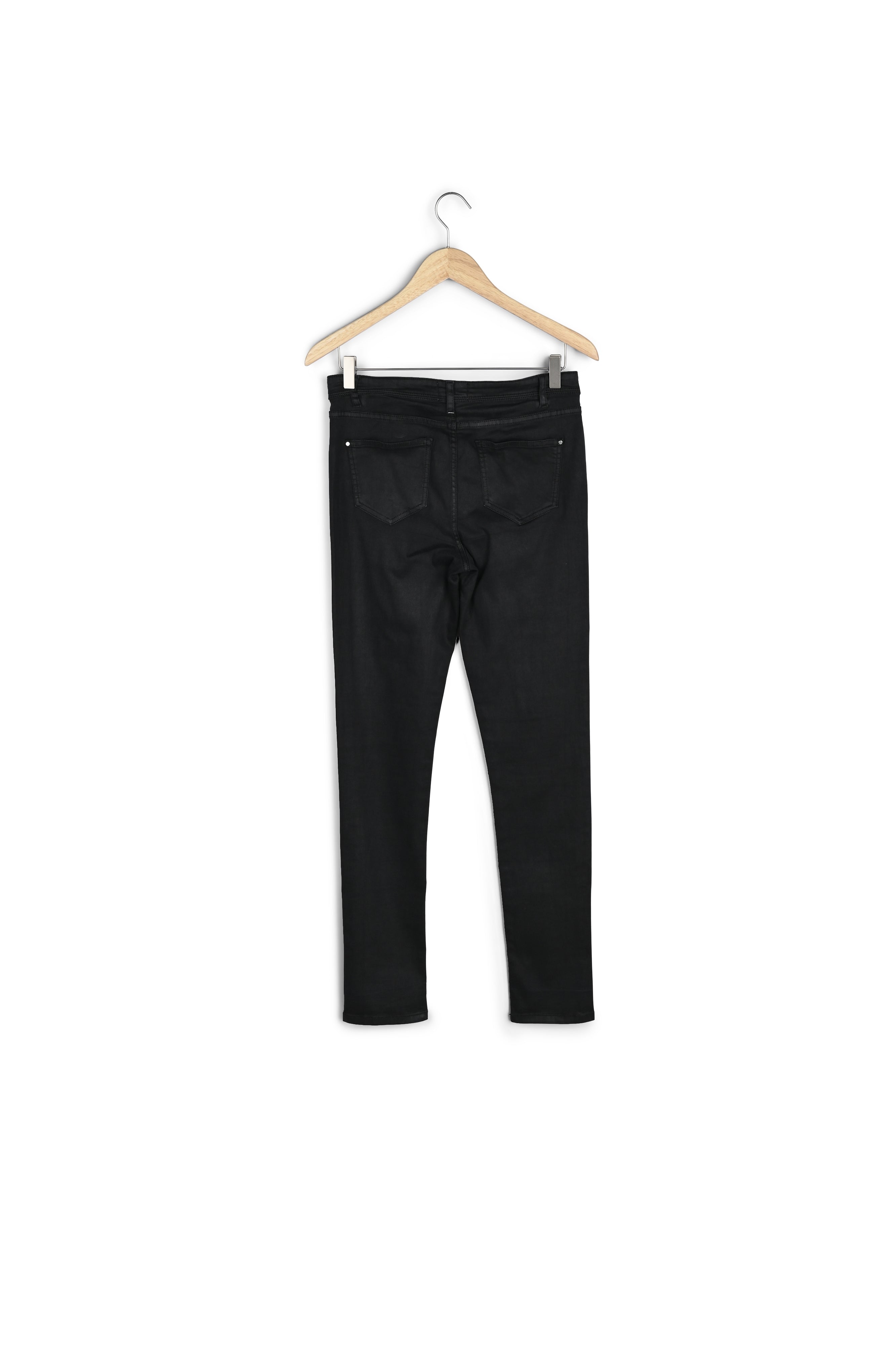 L'iconique slim enduit noir Socrate Faume - seconde main