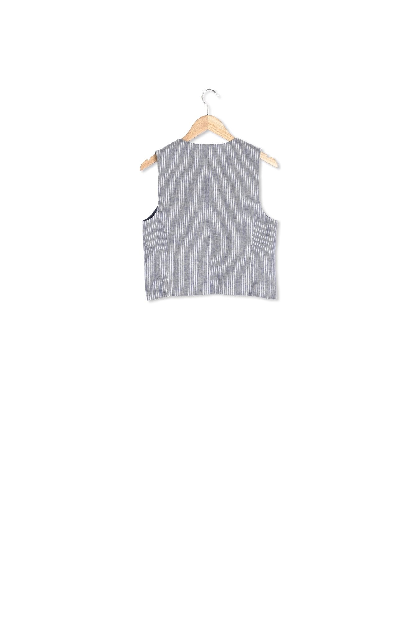 Gilet CENIA en lin Faume - seconde main