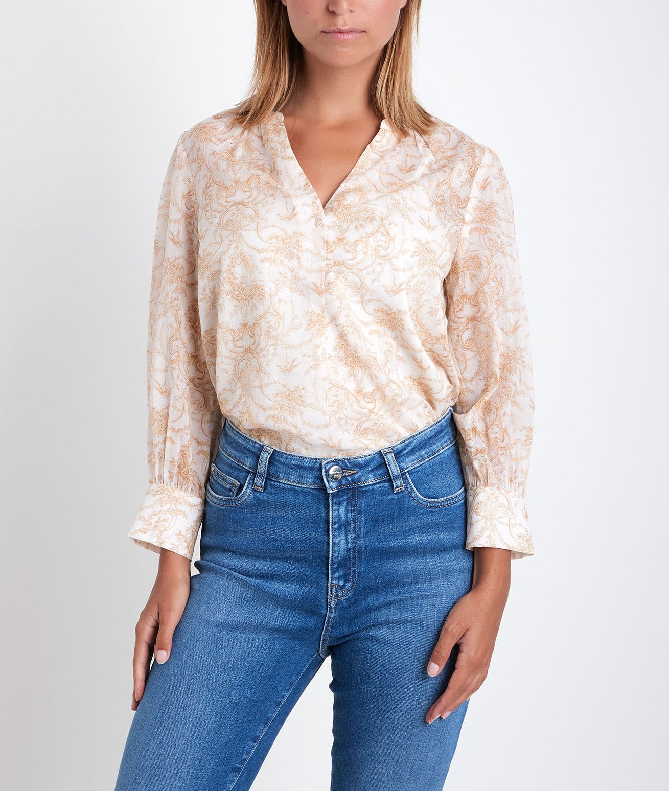 Blouse imprimé cachemire Jabia Faume - seconde main