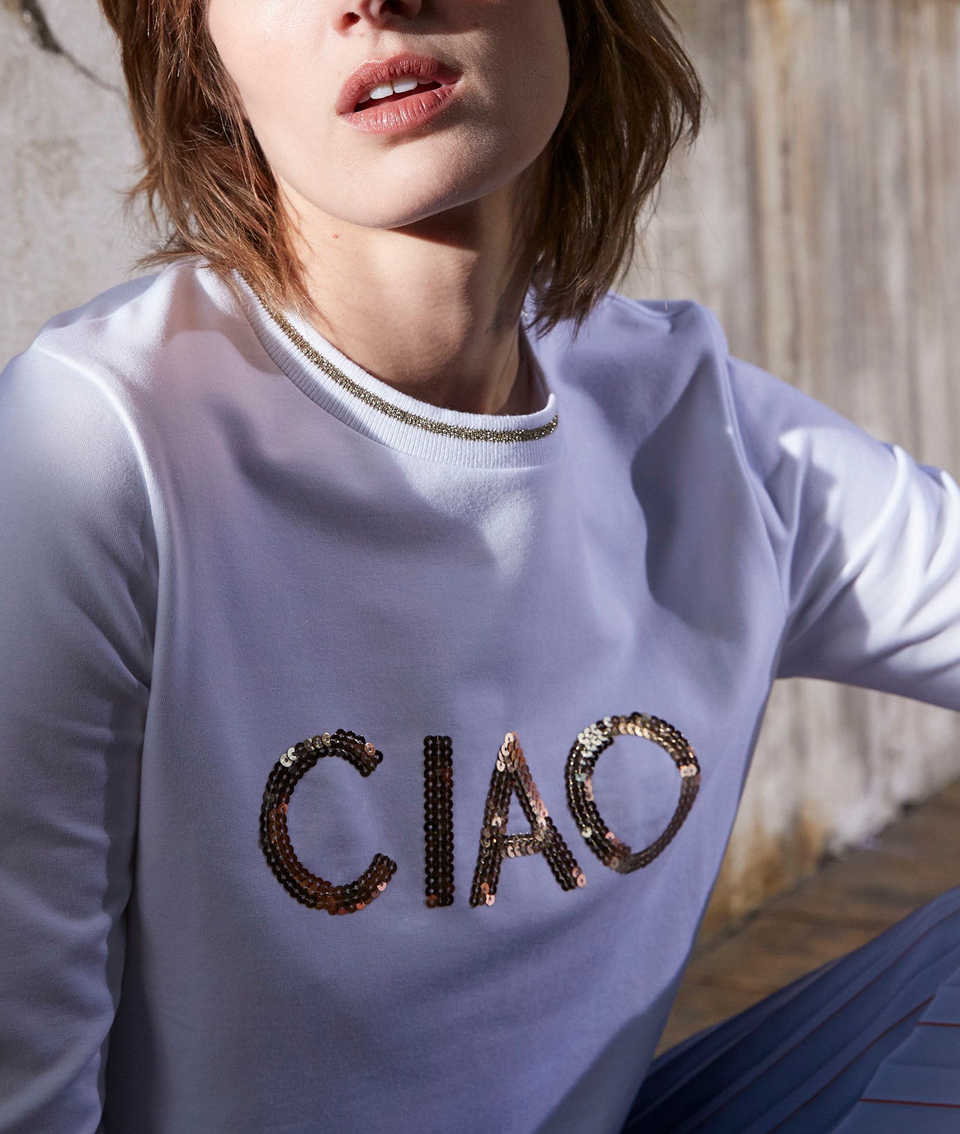 Sweat brodé Relax Faume - seconde main