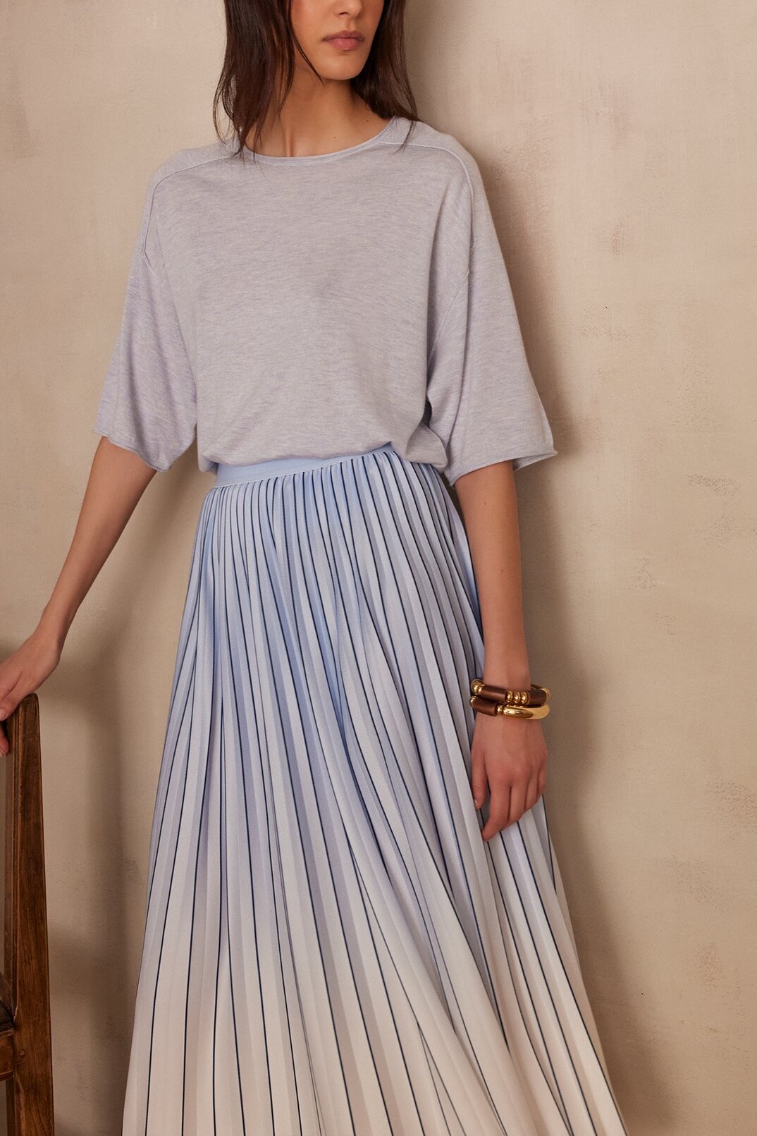 Pull SUZANE en laine Faume - seconde main