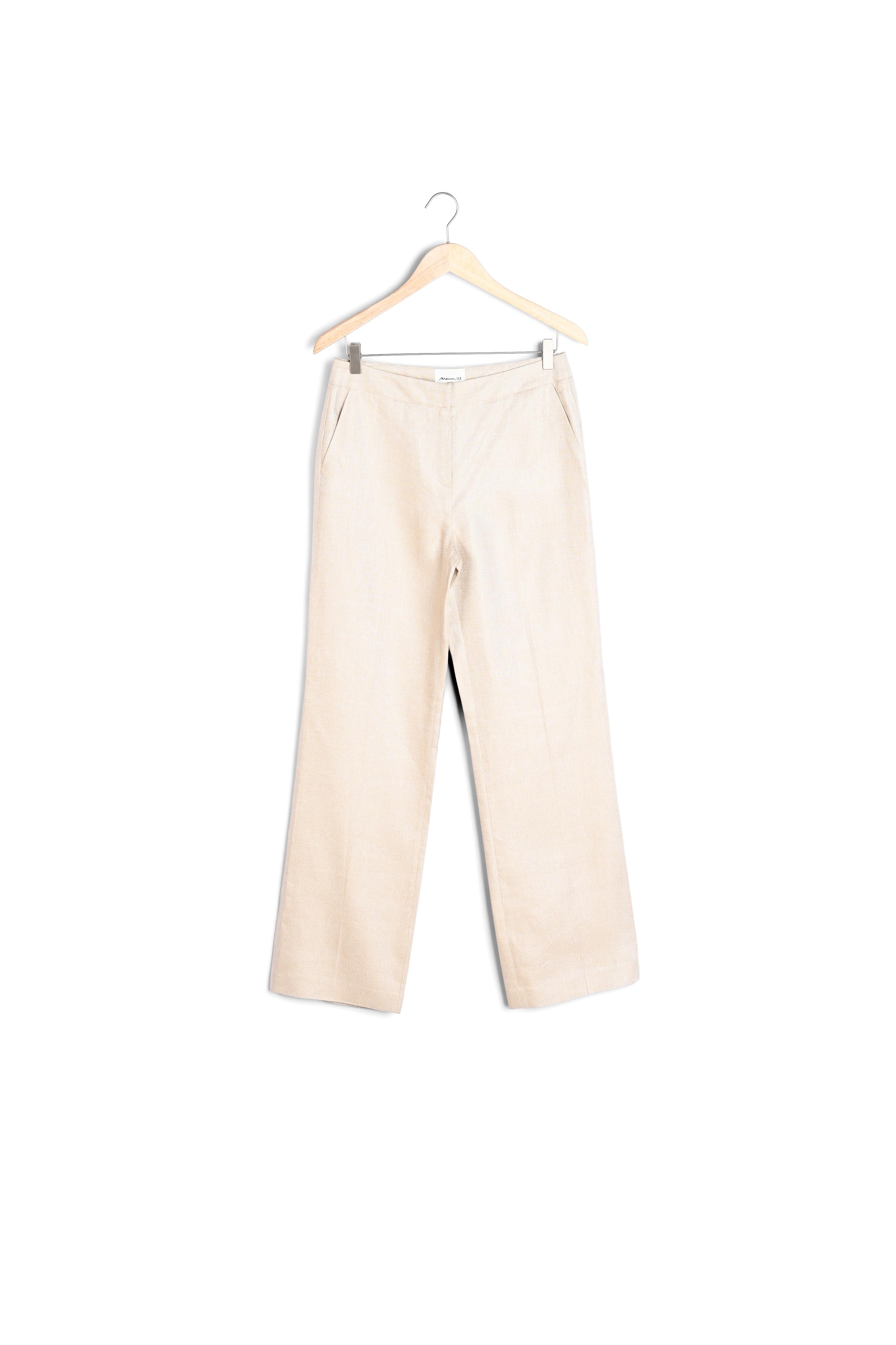 Pantalon en lin brillant Iana Faume - seconde main