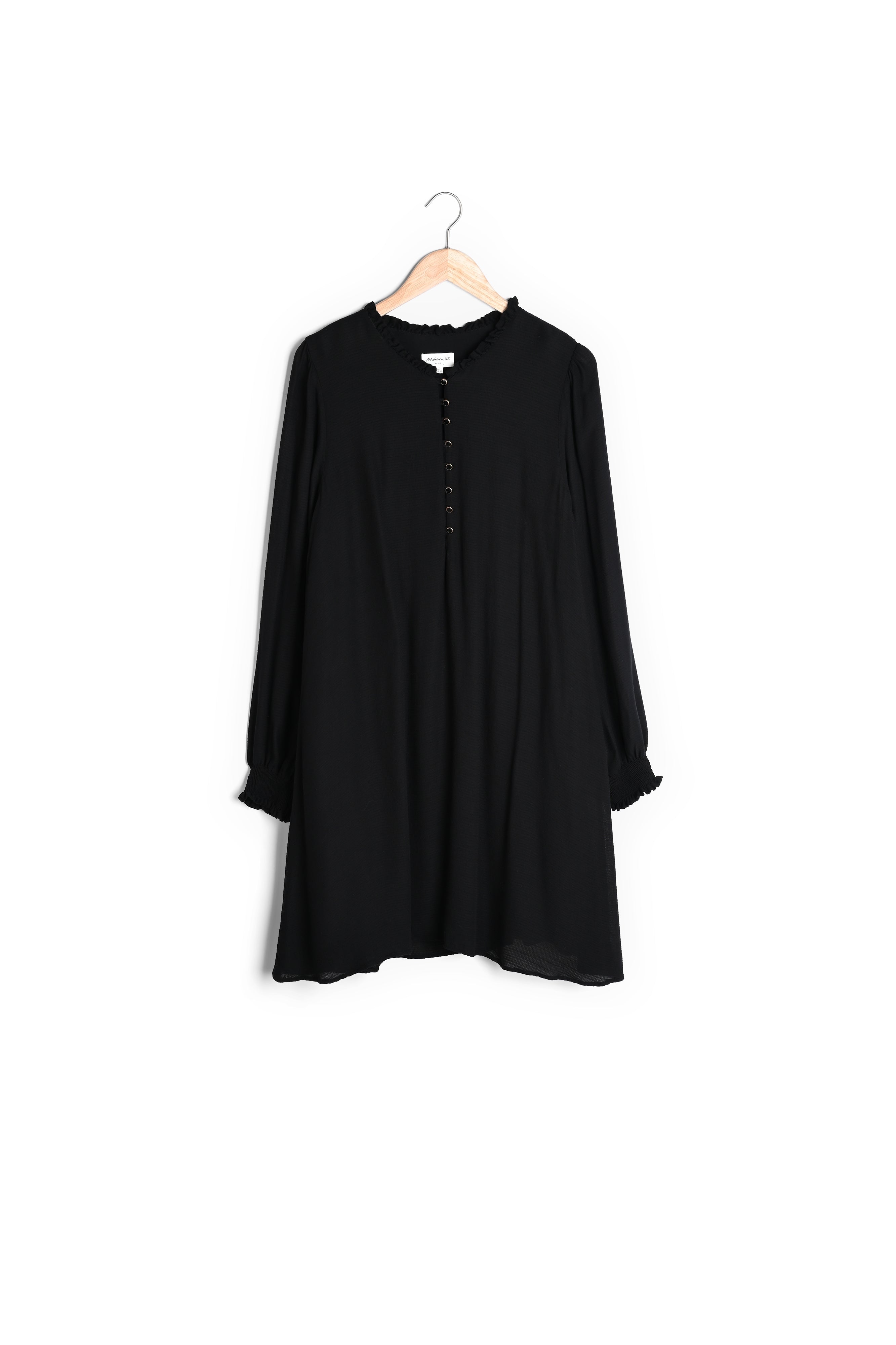 Robe noire courte et fluide Horlane Faume - seconde main