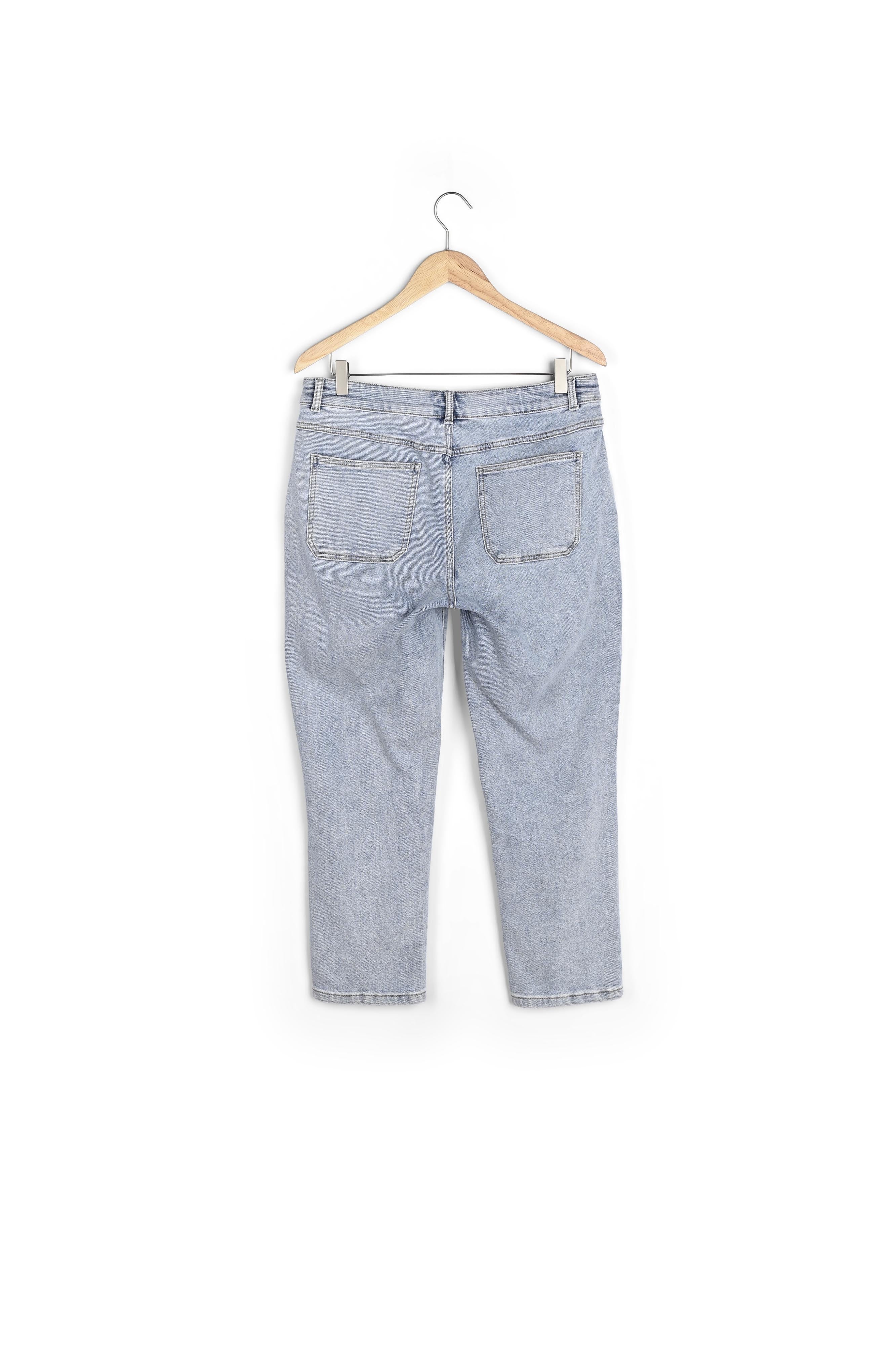 Jean taille haute en denim pure bleach Paloma Faume - seconde main