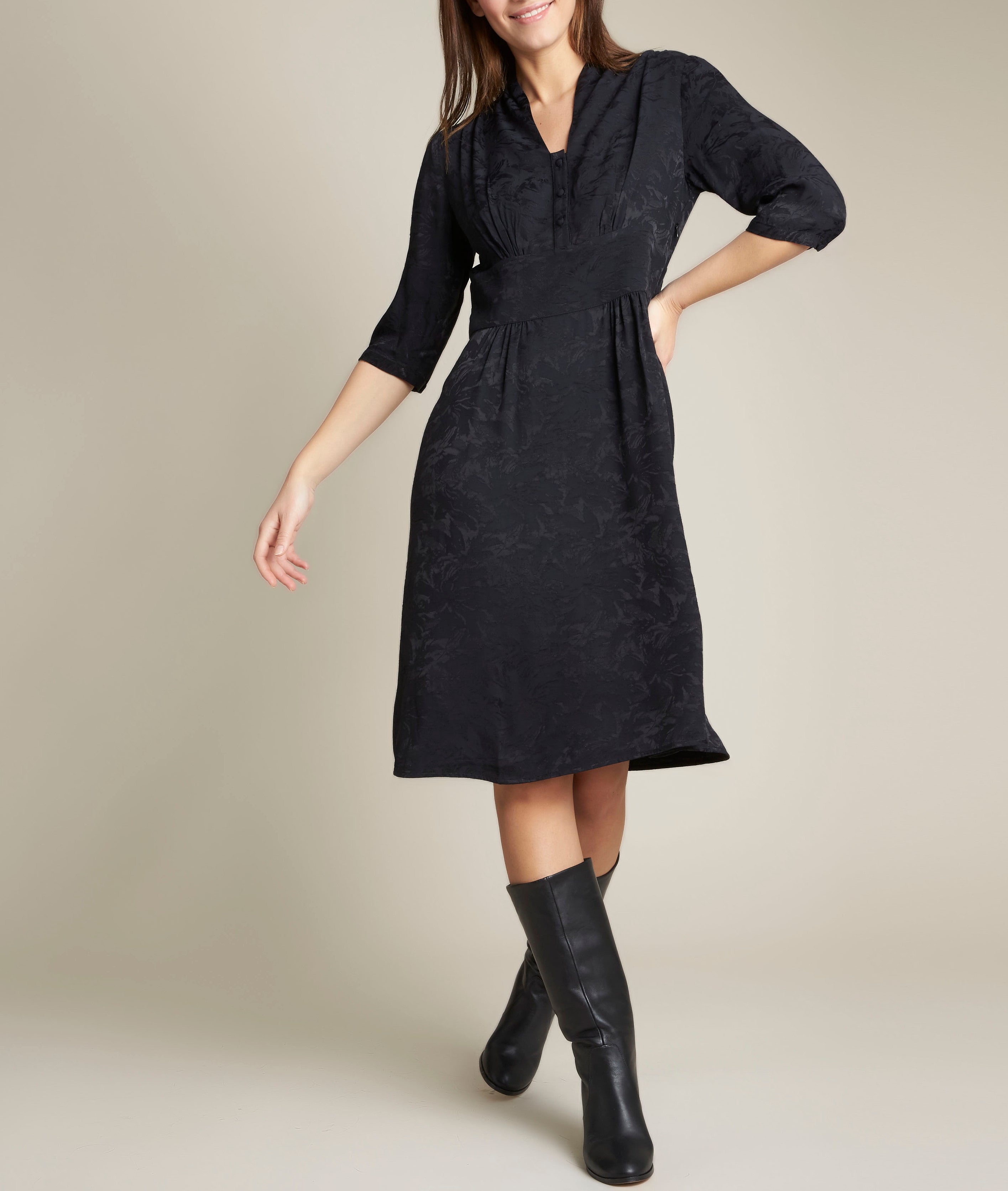 Robe jacquard Carole Faume - seconde main