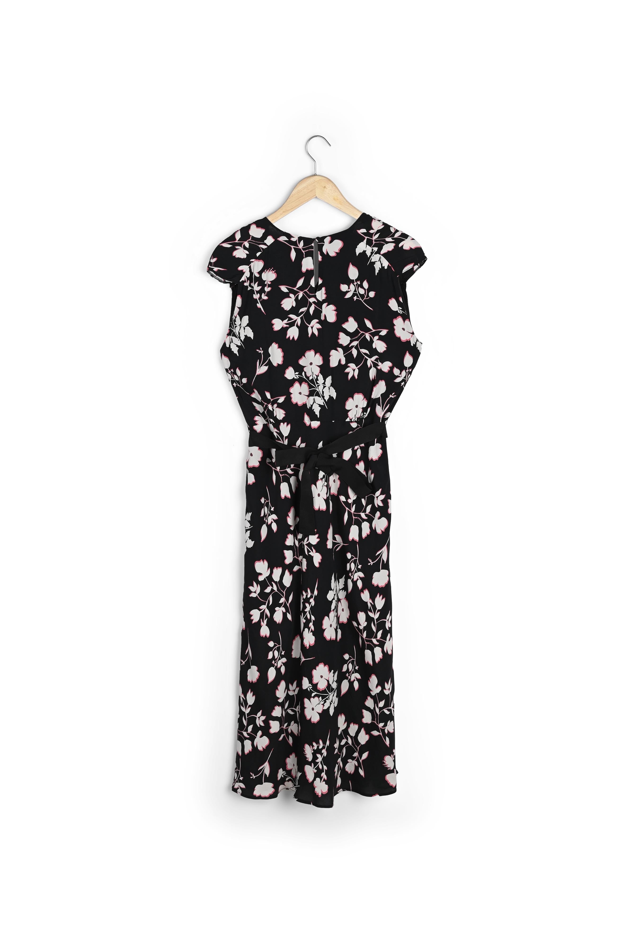 Robe noire imprimé fleuri Romance Faume - seconde main