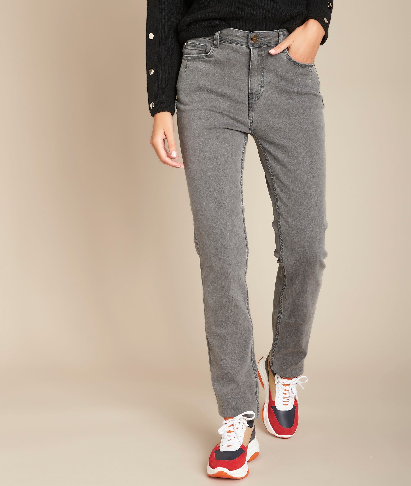 L'original 123 : jean droit chiné Sonia Faume - seconde main