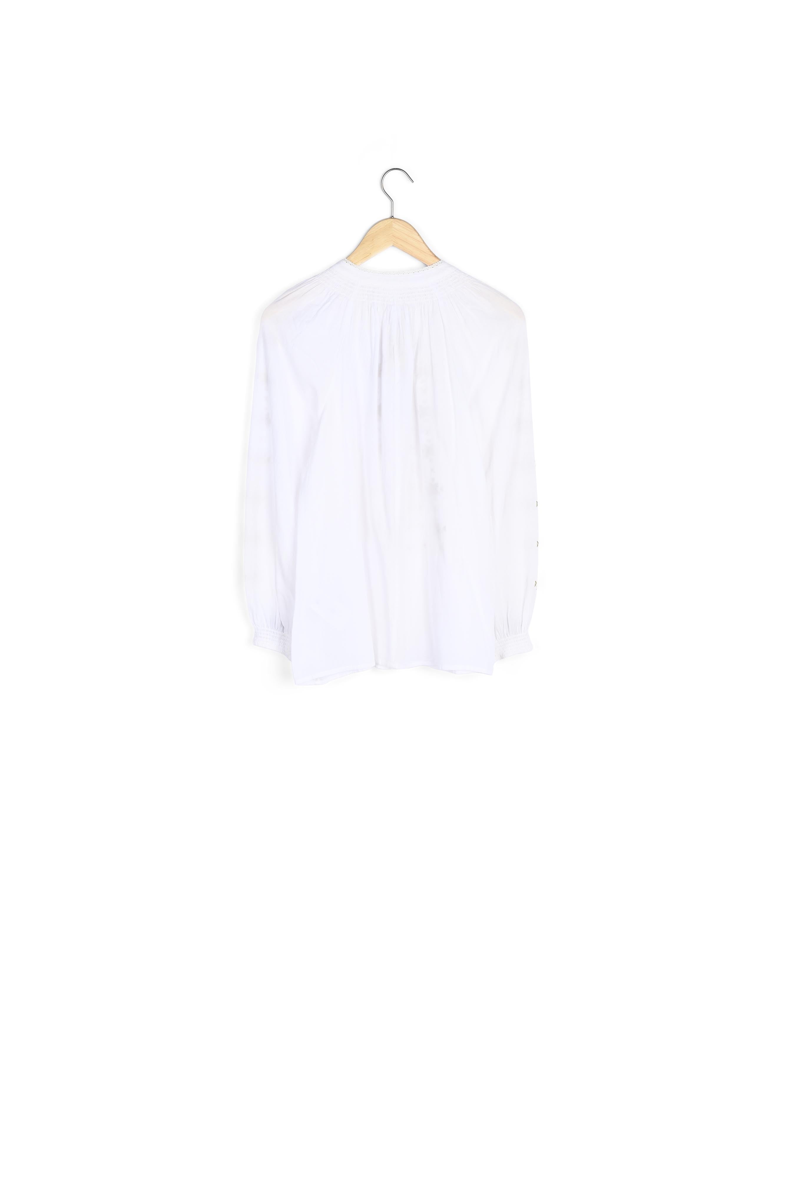 Blouse bohême en coton brodé Tevaelle Faume - seconde main