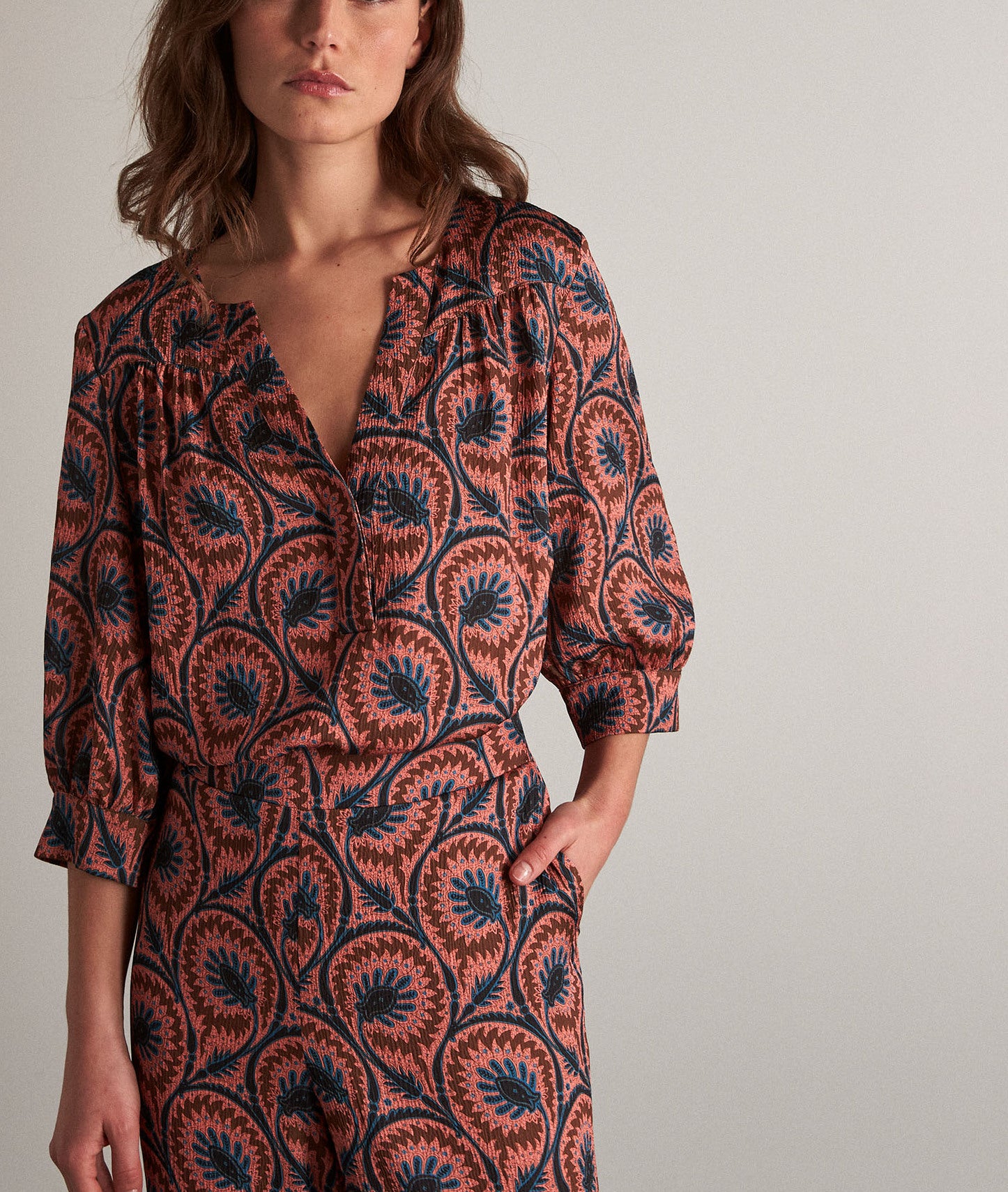 Blouse Loana Faume - seconde main